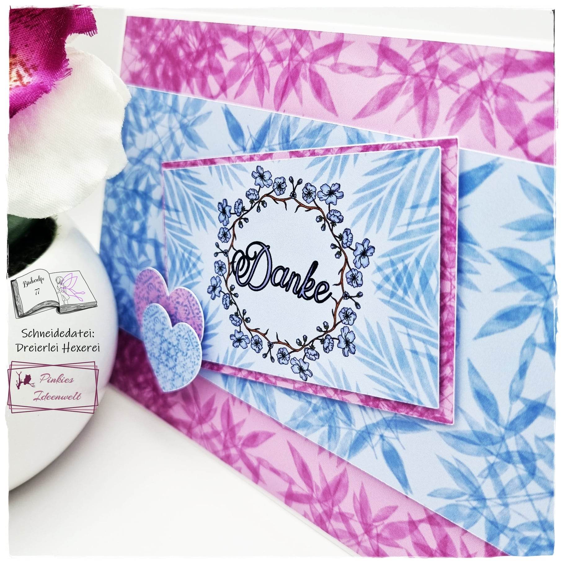 Digiset Blumen Kranz Plotten, Sublimation, Drucken, Digistamp - Sewando