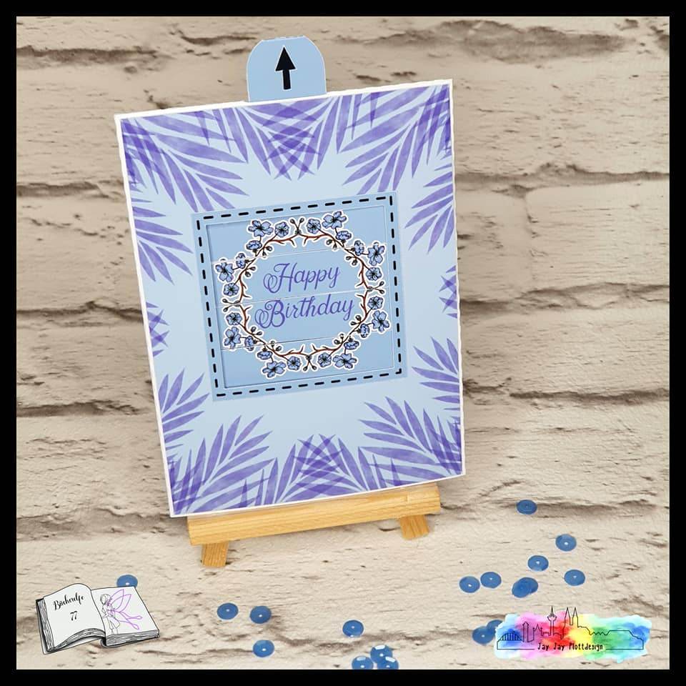 Digiset Blumen Kranz Plotten, Sublimation, Drucken, Digistamp - Sewando