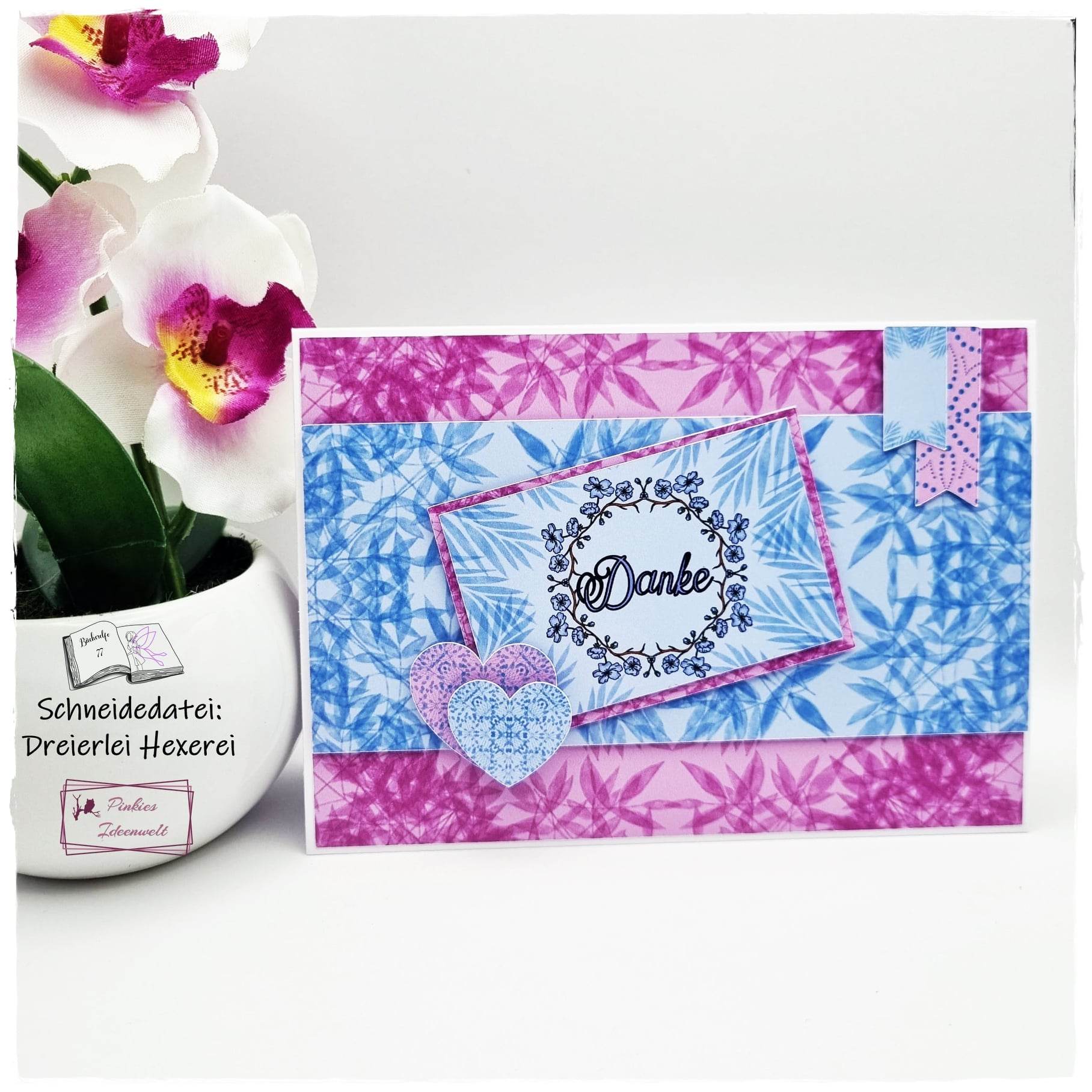 Digiset Blumen Kranz Plotten, Sublimation, Drucken, Digistamp - Sewando