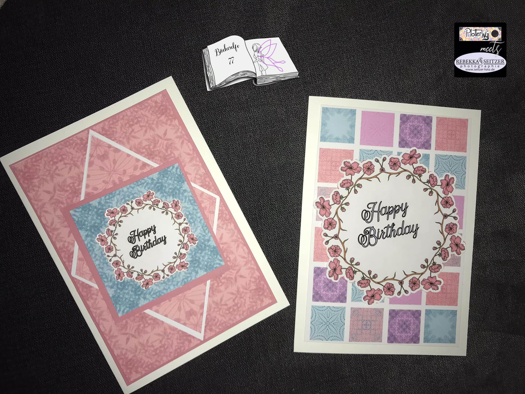 Digiset Blumen Kranz Plotten, Sublimation, Drucken, Digistamp - Sewando