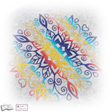 Digiset Mandala Plotten, Sublimation, Drucken, Digistamp - Sewando