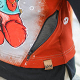 Hoodie Mini Mikael Größe 86-122 inkl. Beamerdatei - Sewando