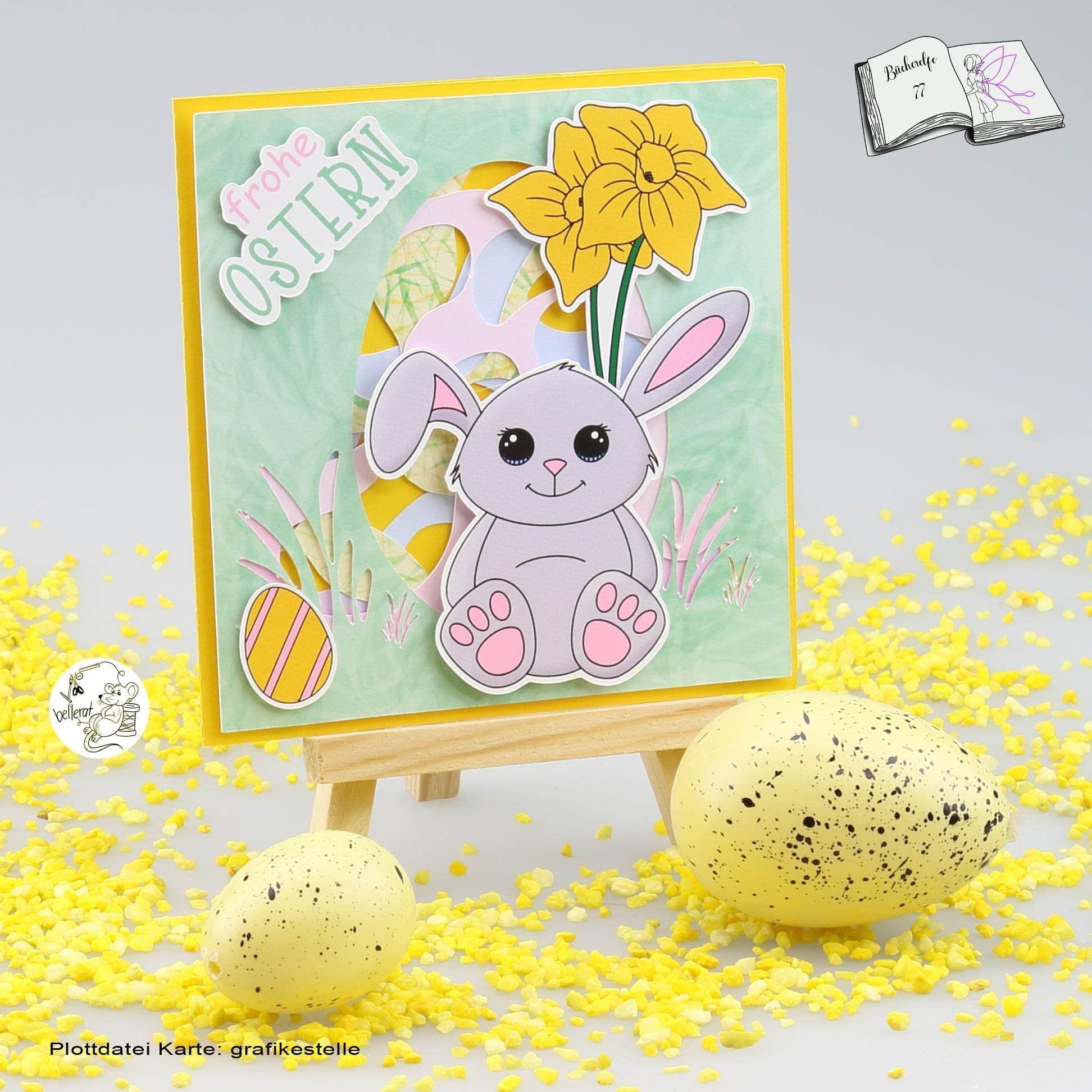 Digiset Osterhasi Sublimation, Digistamp, Digipaper - Sewando