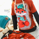 Hoodie Mini Mikael Größe 86-122 inkl. Beamerdatei - Sewando