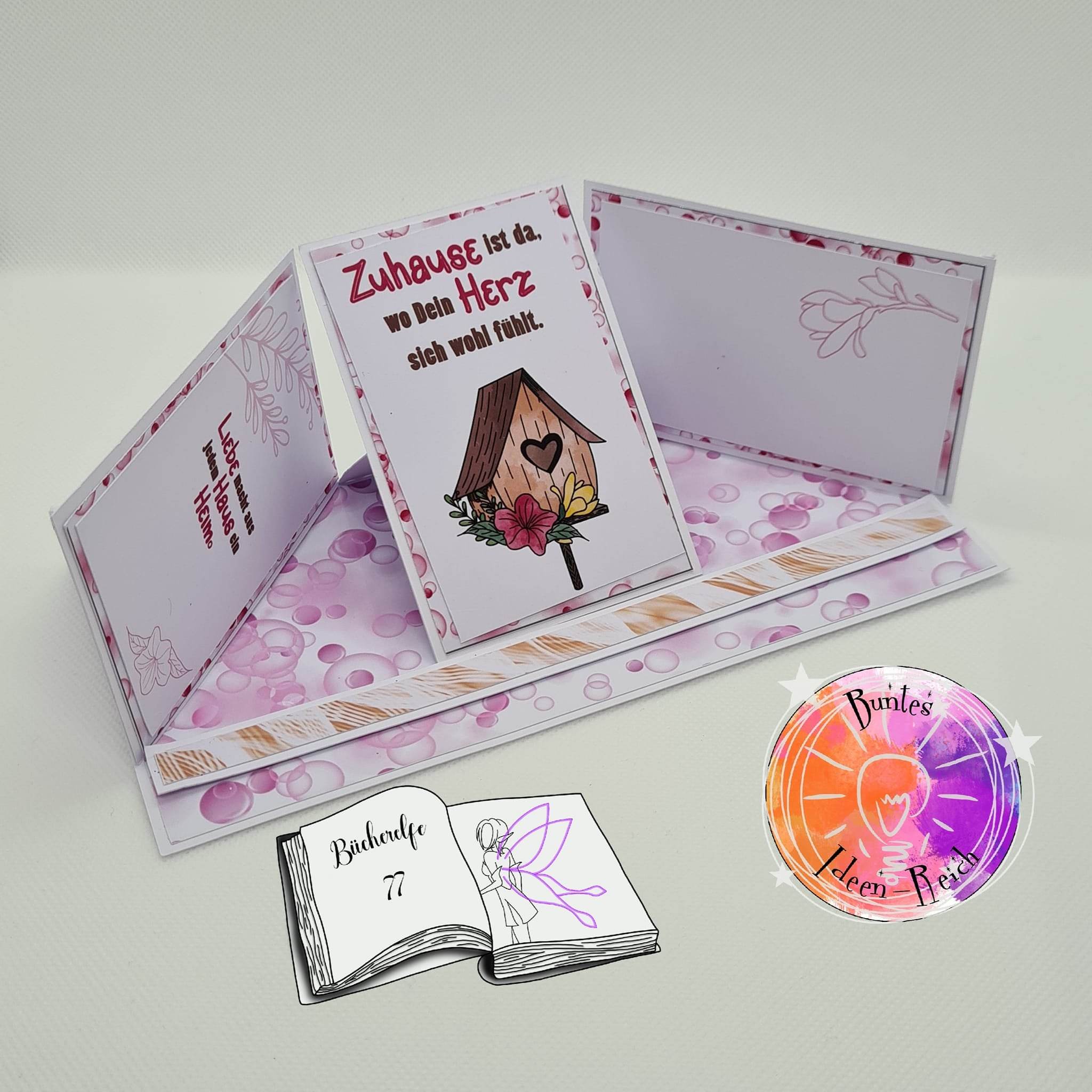 Digiset Vogelhäuschen Plotten, Sublimation, Drucken, Digistamp, Digipaper ! - Sewando