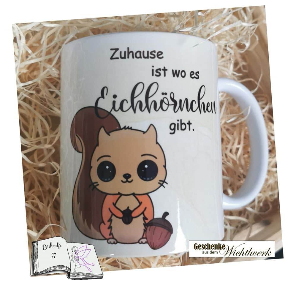Digiset Eichhörnchen Puschel Plotten, Sublimation, Drucken, Digistamp - Sewando