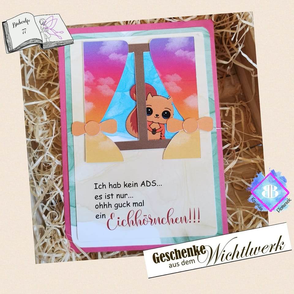 Digiset Eichhörnchen Puschel Plotten, Sublimation, Drucken, Digistamp - Sewando