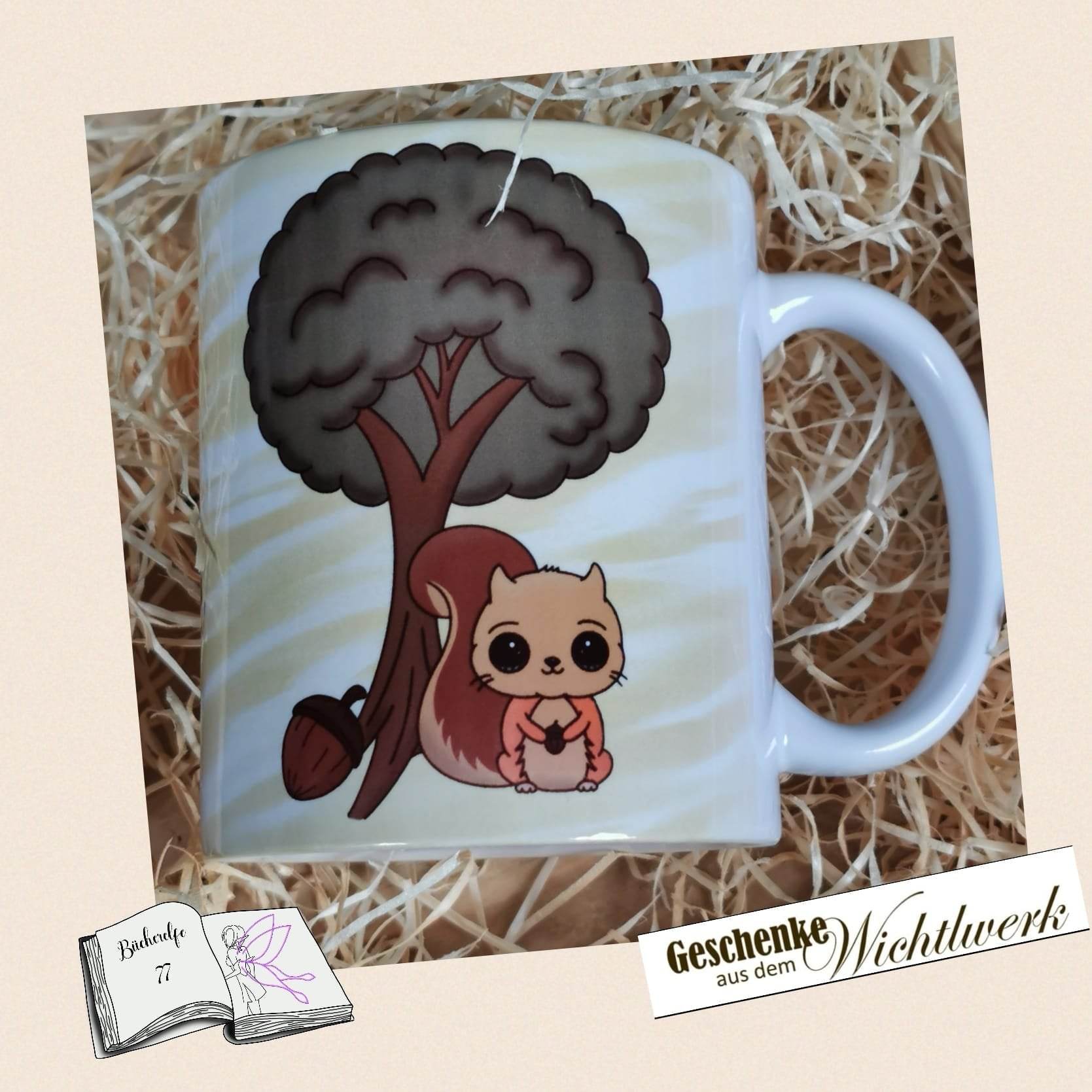 Digiset Eichhörnchen Puschel Plotten, Sublimation, Drucken, Digistamp - Sewando