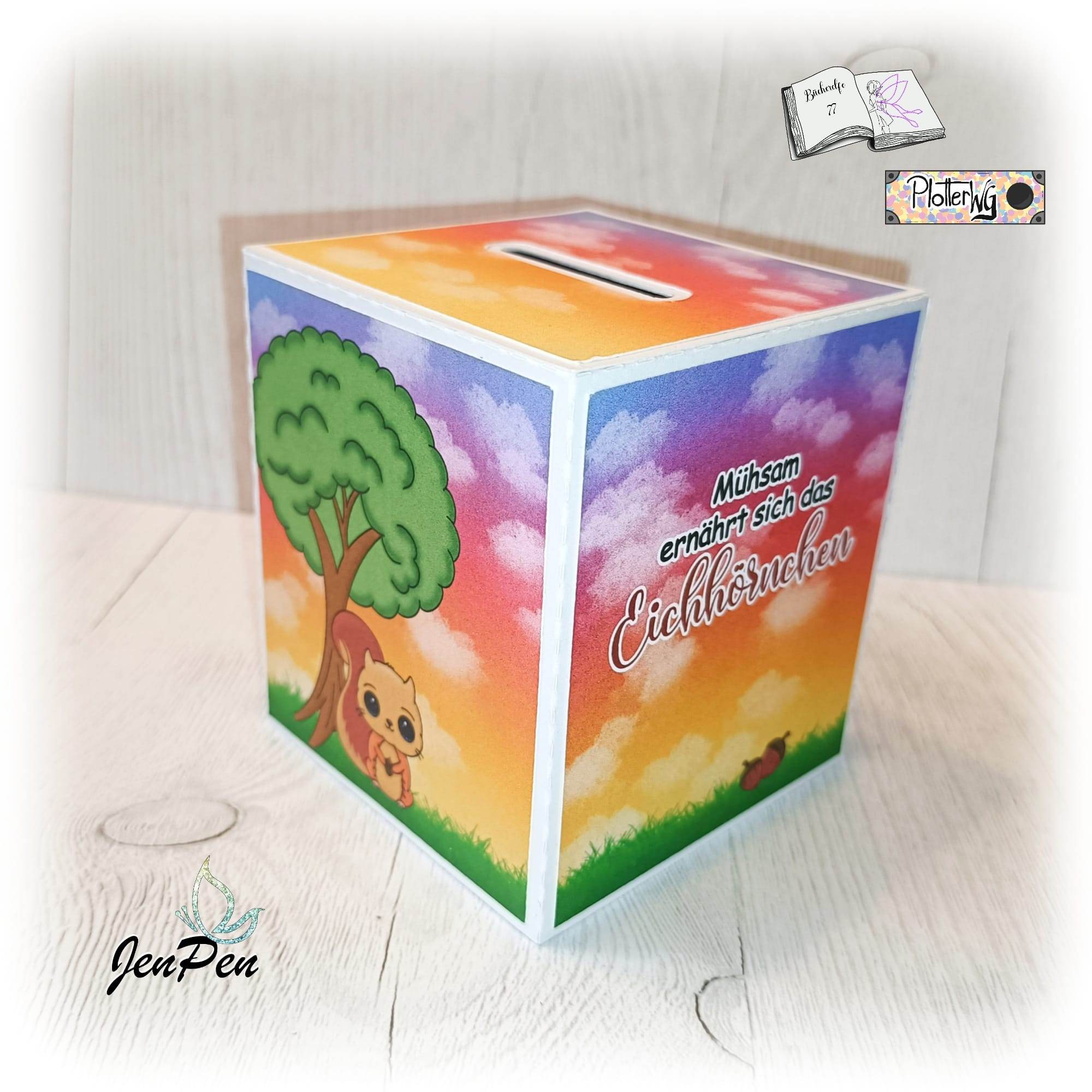 Digiset Eichhörnchen Puschel Plotten, Sublimation, Drucken, Digistamp - Sewando