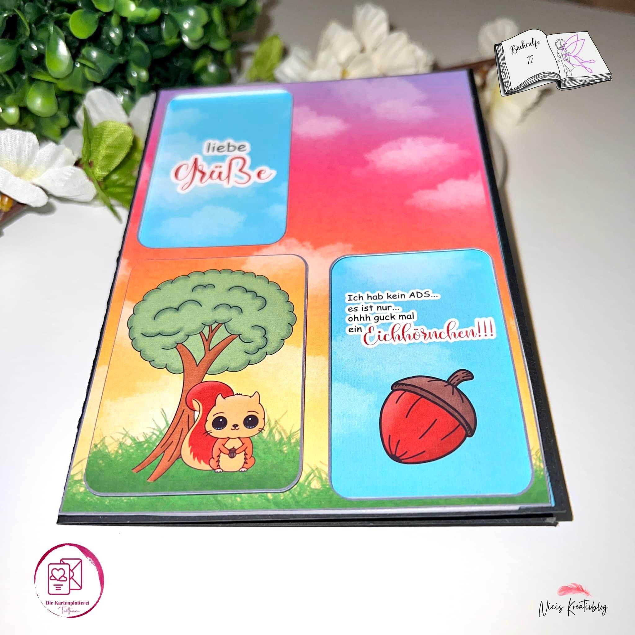 Digiset Eichhörnchen Puschel Plotten, Sublimation, Drucken, Digistamp - Sewando