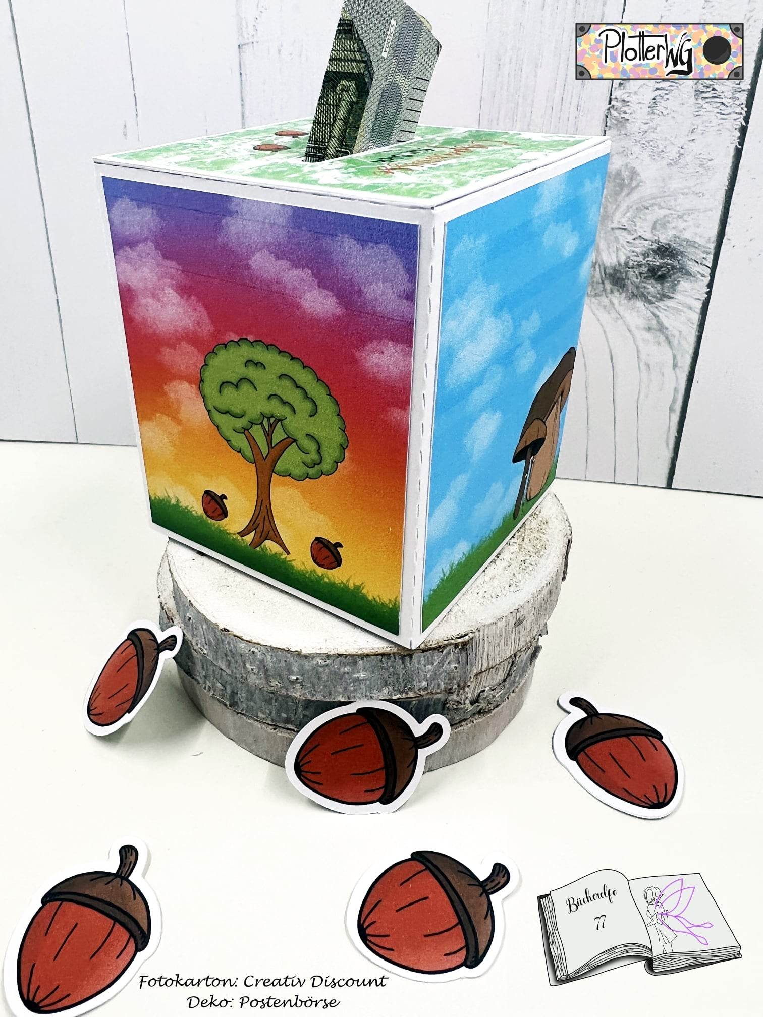 Digiset Eichhörnchen Puschel Plotten, Sublimation, Drucken, Digistamp - Sewando