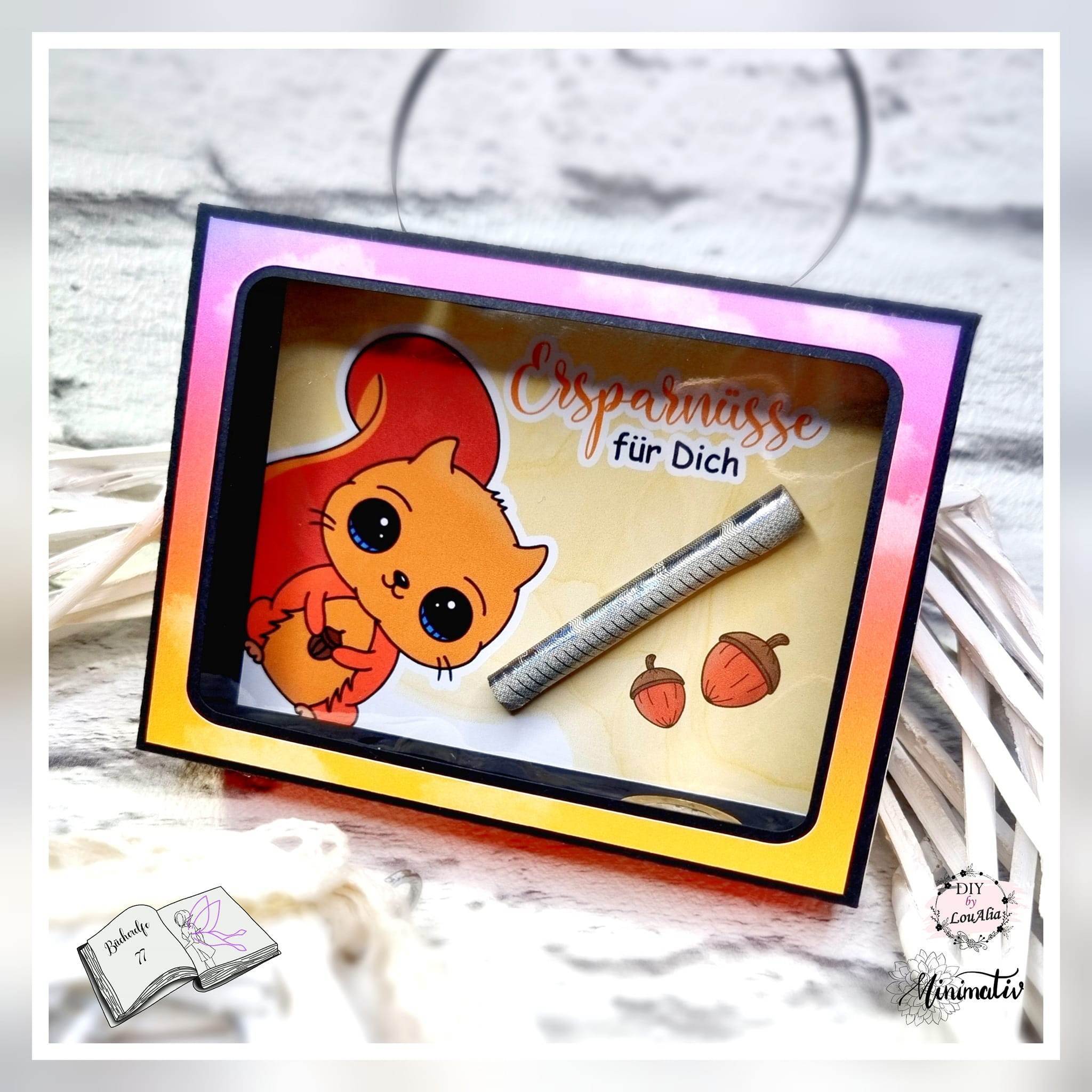Digiset Eichhörnchen Puschel Plotten, Sublimation, Drucken, Digistamp - Sewando