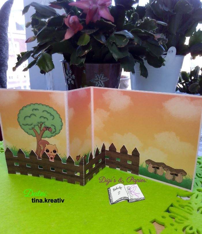 Digiset Eichhörnchen Puschel Plotten, Sublimation, Drucken, Digistamp - Sewando