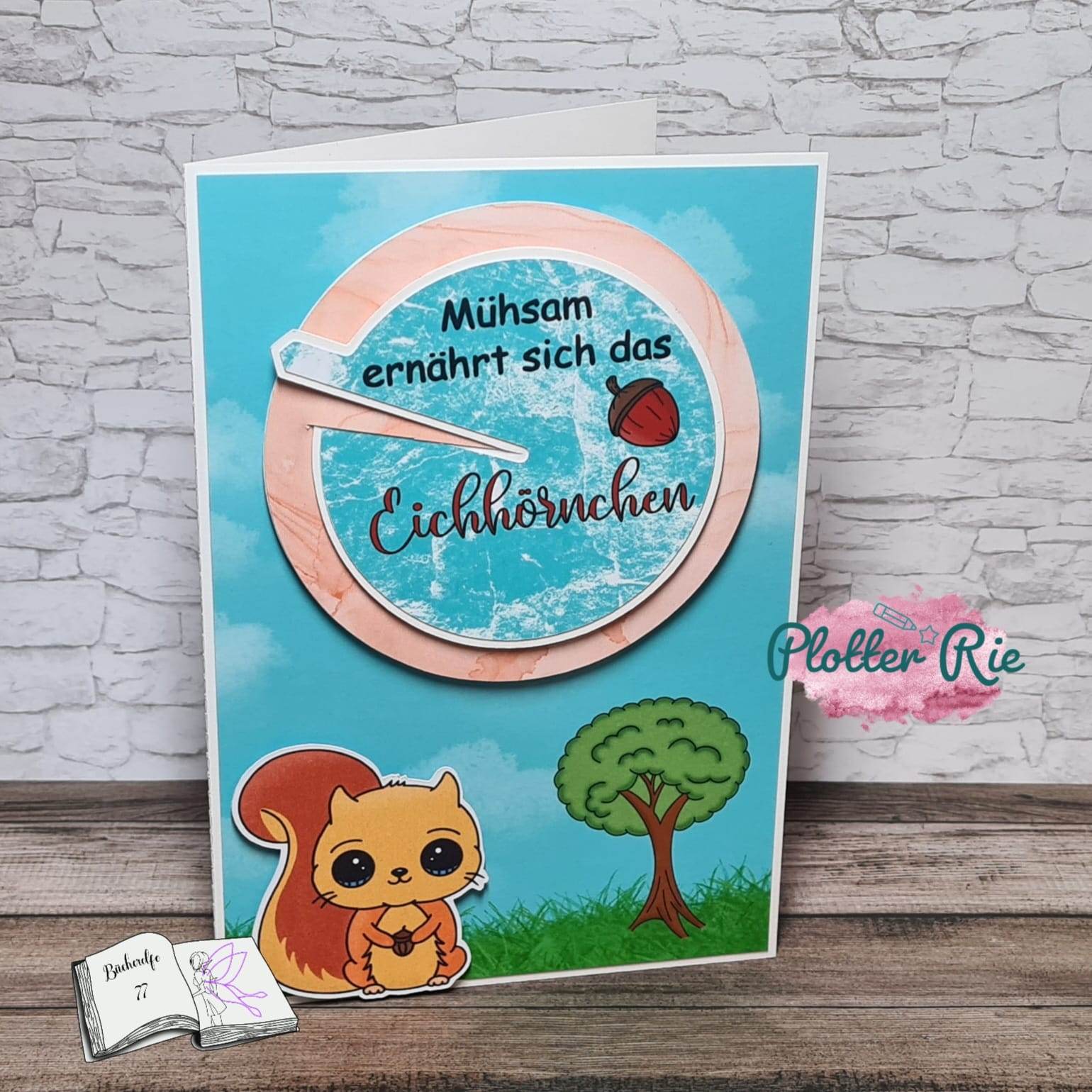 Digiset Eichhörnchen Puschel Plotten, Sublimation, Drucken, Digistamp - Sewando