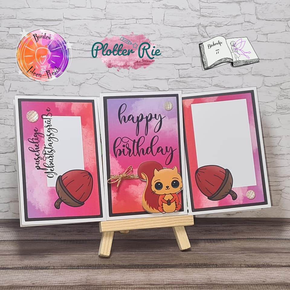 Digiset Eichhörnchen Puschel Plotten, Sublimation, Drucken, Digistamp - Sewando