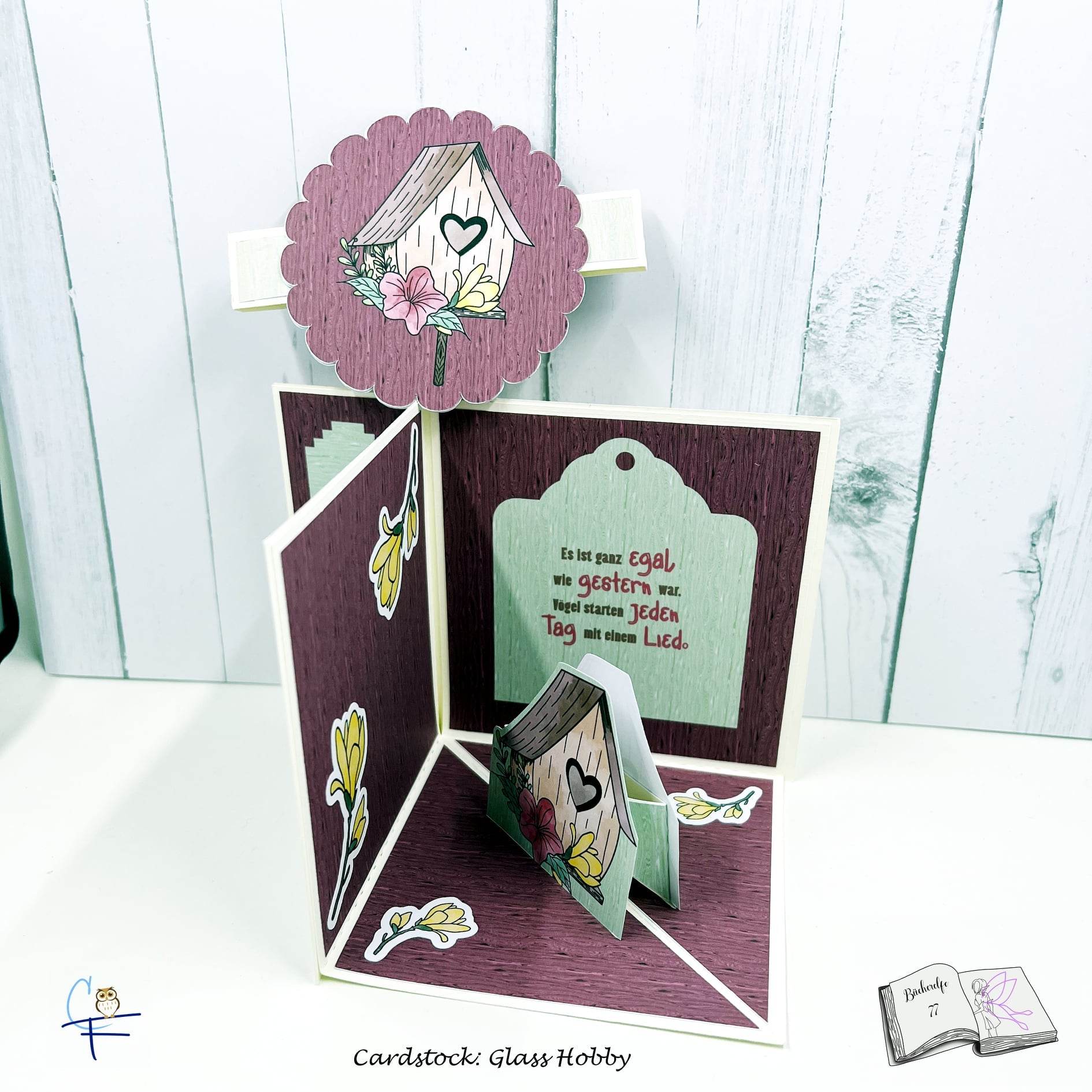 Digiset Vogelhäuschen Plotten, Sublimation, Drucken, Digistamp, Digipaper ! - Sewando