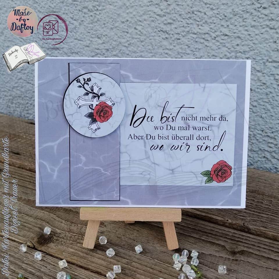 Plotterdatei Trauer Plotten, Sublimation, Digistamp, Digipaper, - Sewando