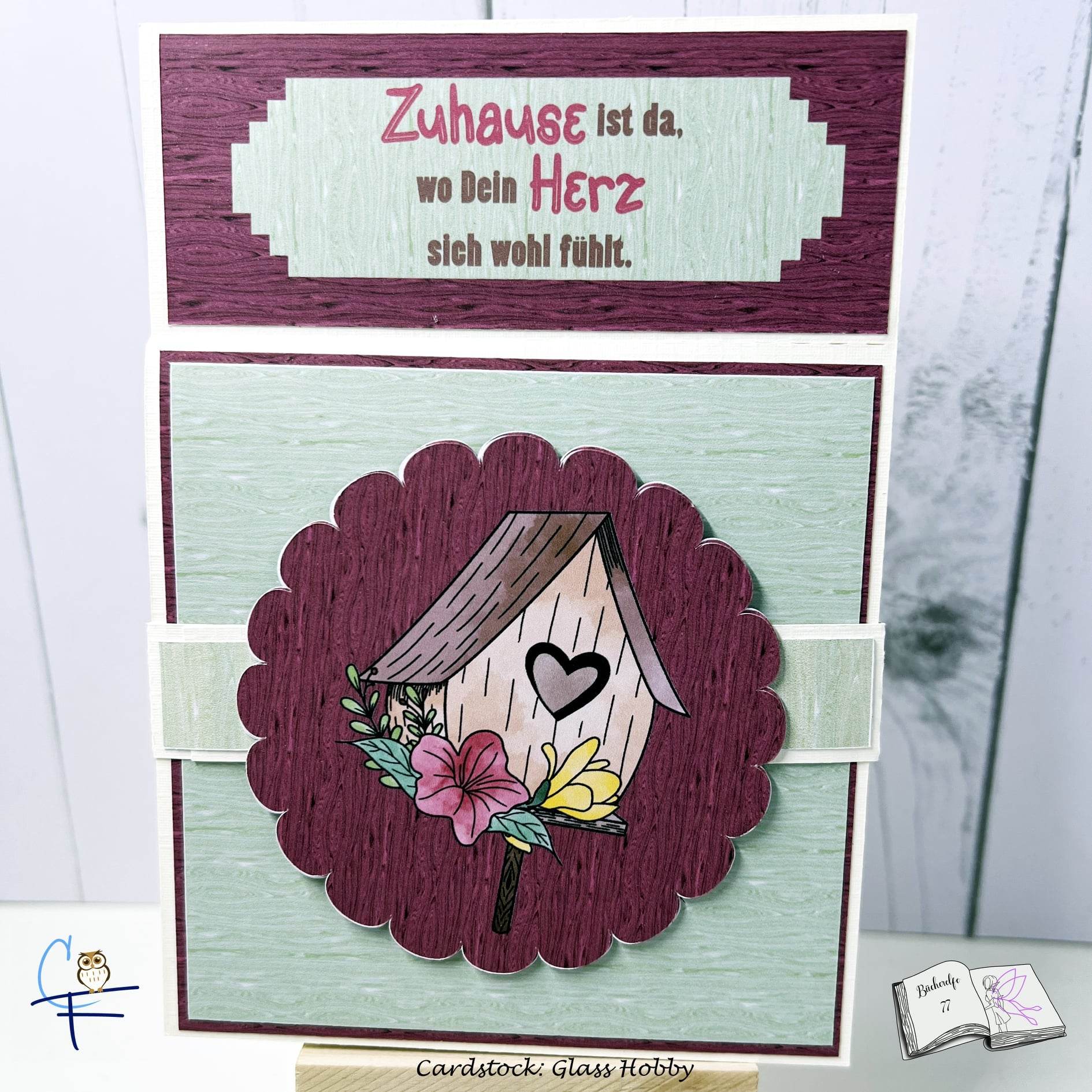 Digiset Vogelhäuschen Plotten, Sublimation, Drucken, Digistamp, Digipaper ! - Sewando