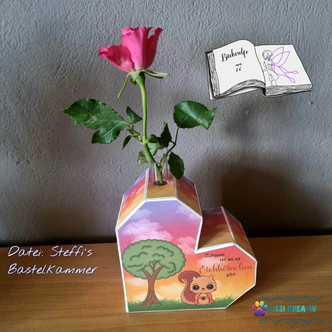 Digiset Eichhörnchen Puschel Plotten, Sublimation, Drucken, Digistamp - Sewando