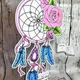 Digiset Traumfänger Sublimation, Digistamp, Digipaper - Sewando