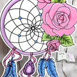 Digiset Traumfänger Sublimation, Digistamp, Digipaper - Sewando