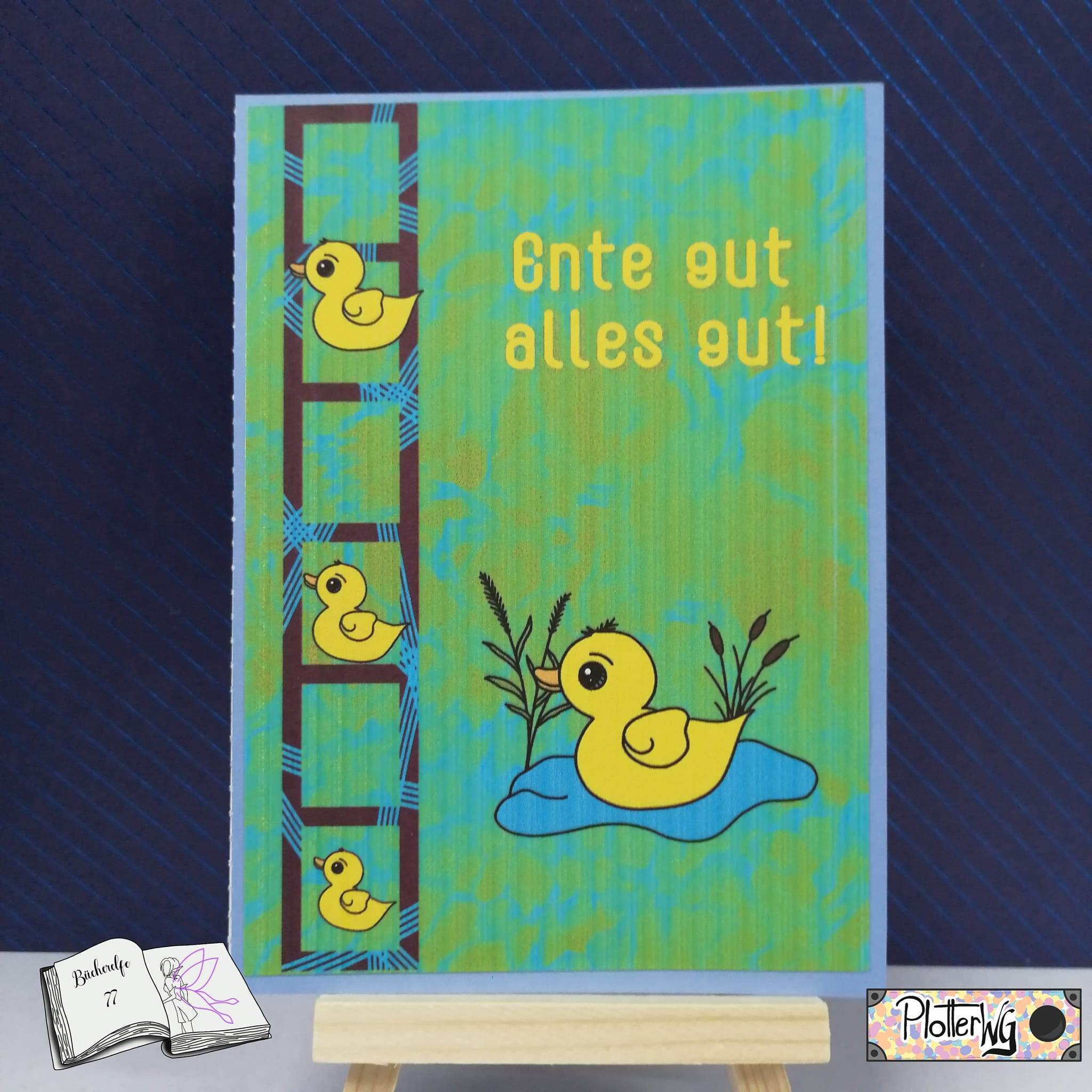 Digiset Ente gut alles gut Plotterdatei, Sublimation, Digistamp, Digipaper - Sewando