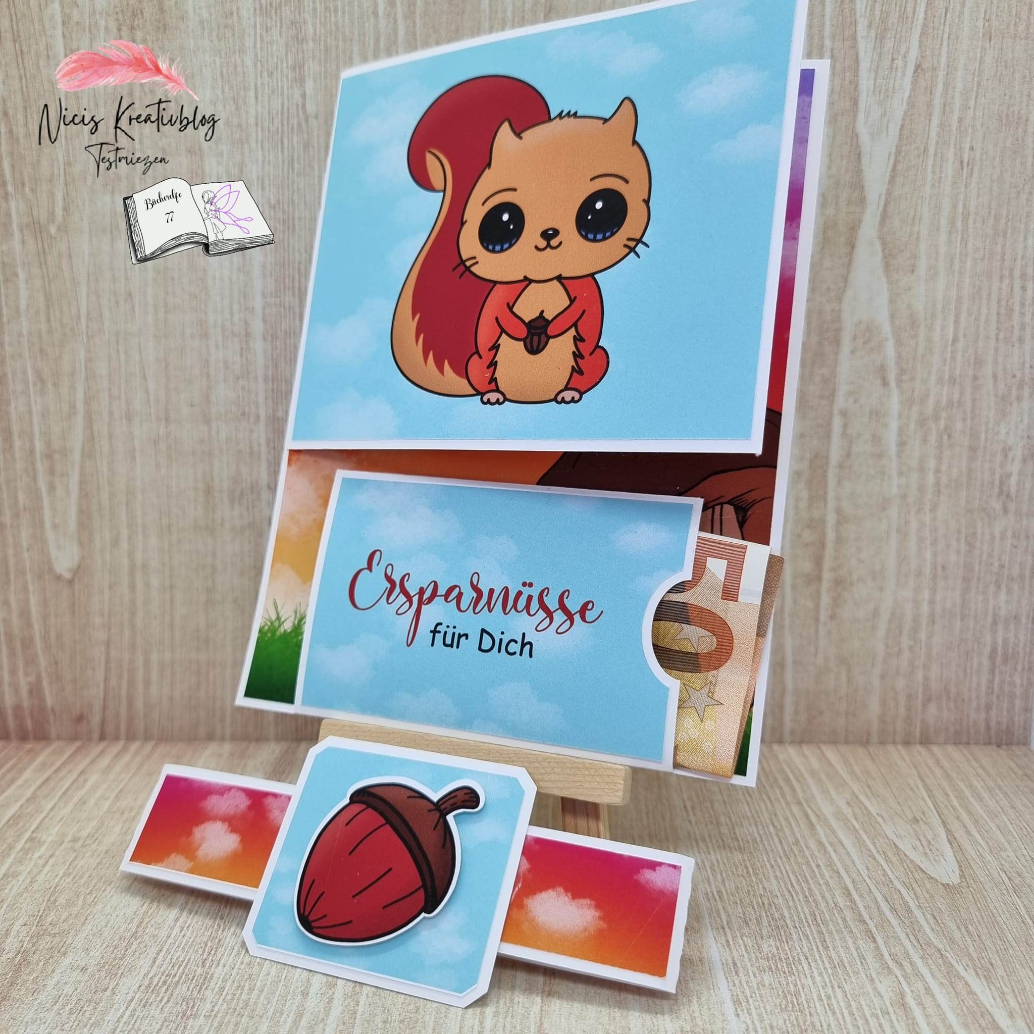 Digiset Eichhörnchen Puschel Plotten, Sublimation, Drucken, Digistamp - Sewando