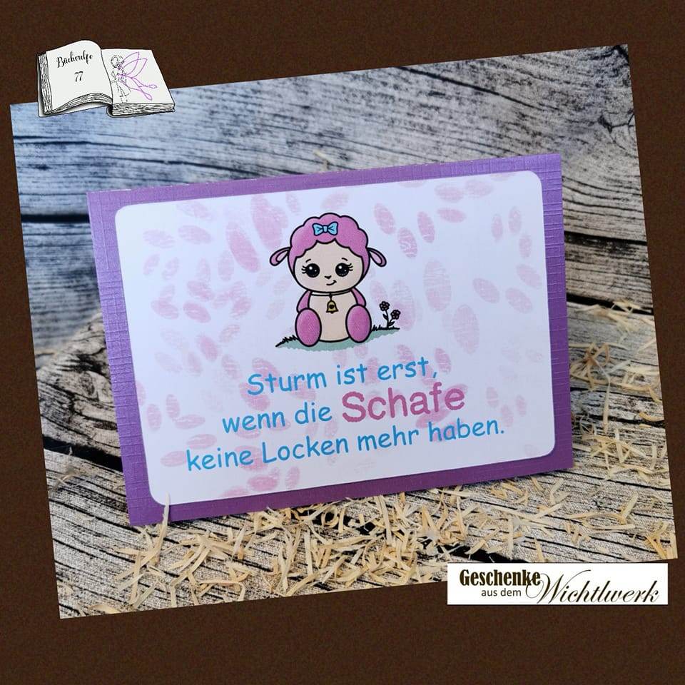 Plotterdatei little sheep Sublimation, Digistamp, Digipaper - Sewando