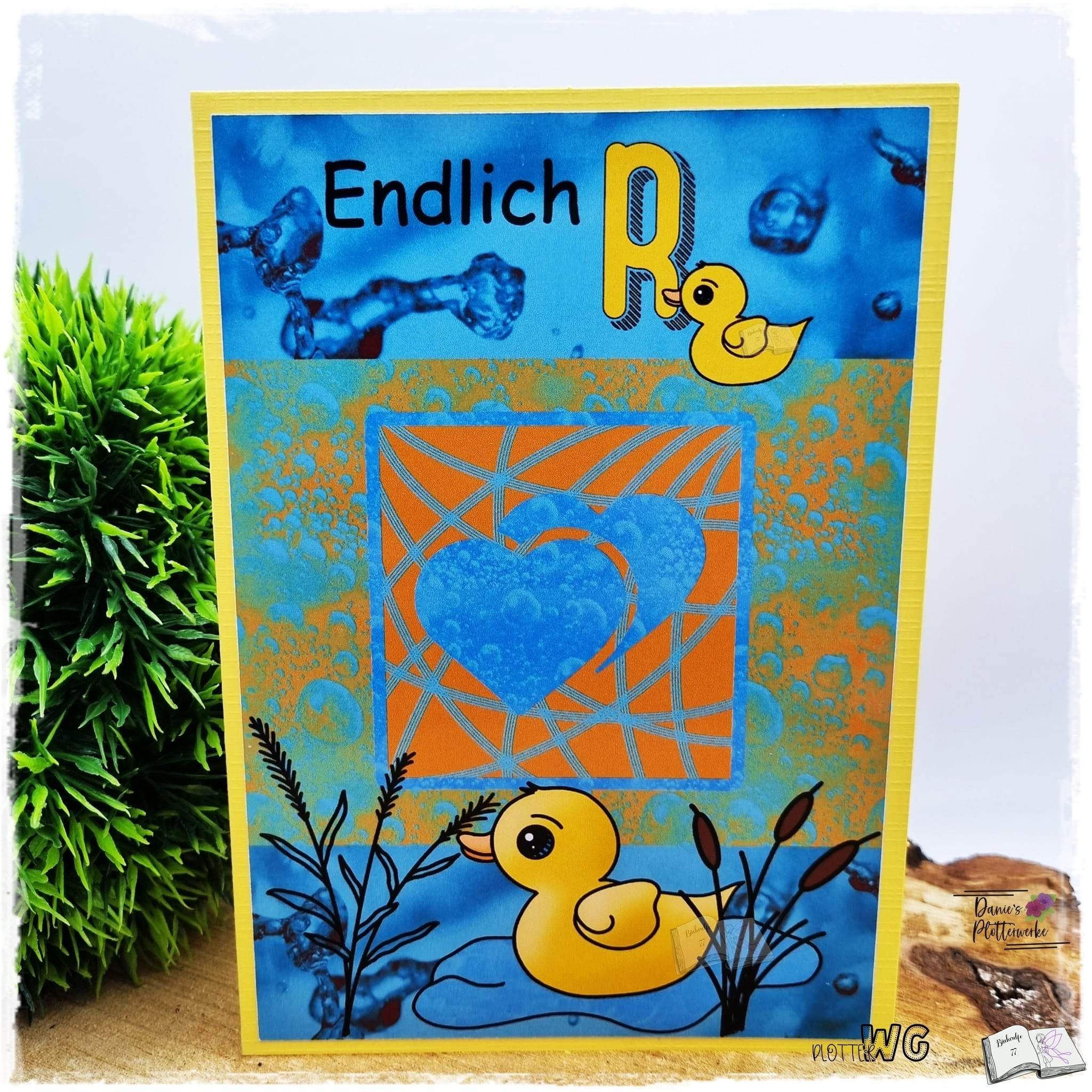 Digiset Ente gut alles gut Plotterdatei, Sublimation, Digistamp, Digipaper - Sewando