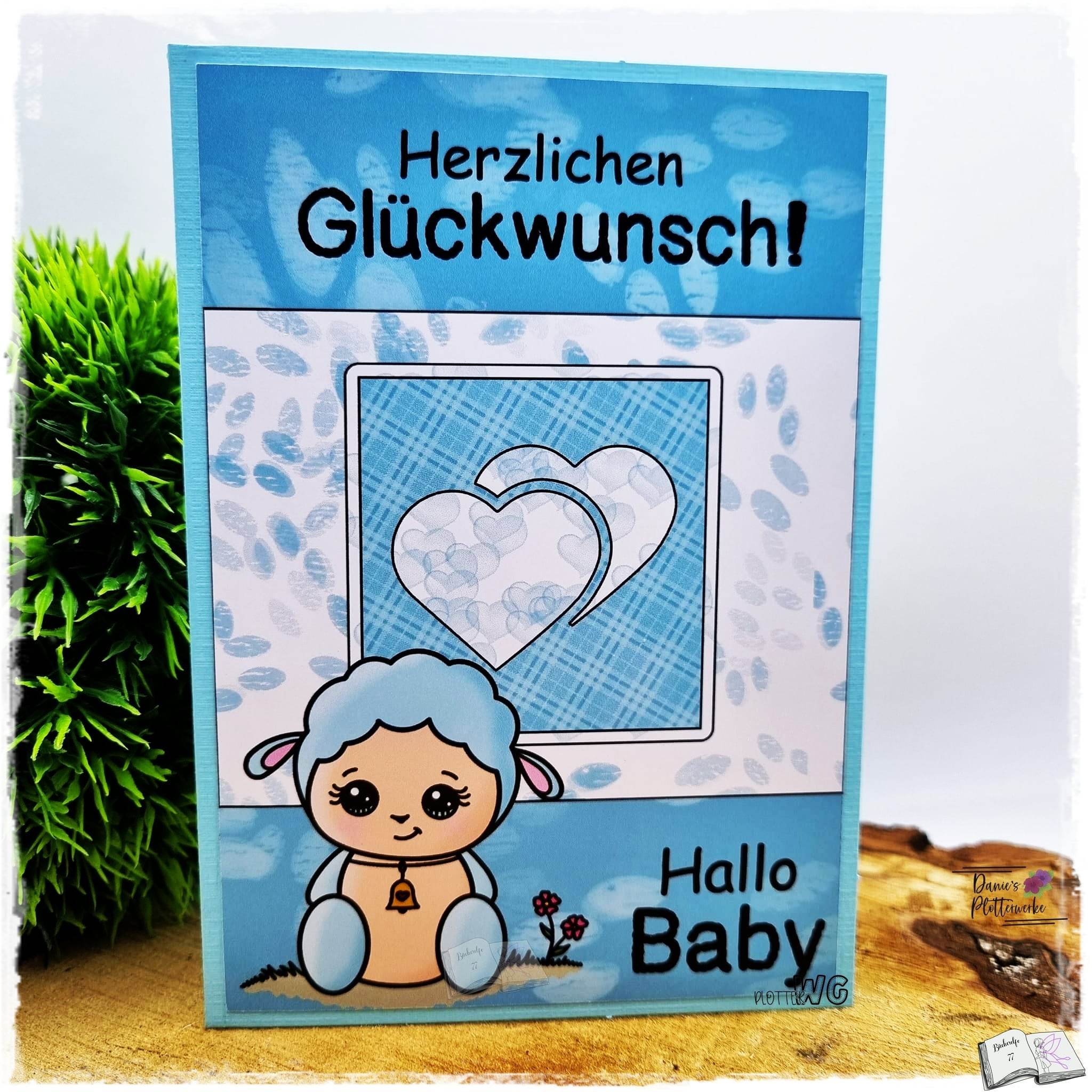 Digiset little sheep Plotten, Sublimation, Drucken, Digistamp, Digipaper - Sewando