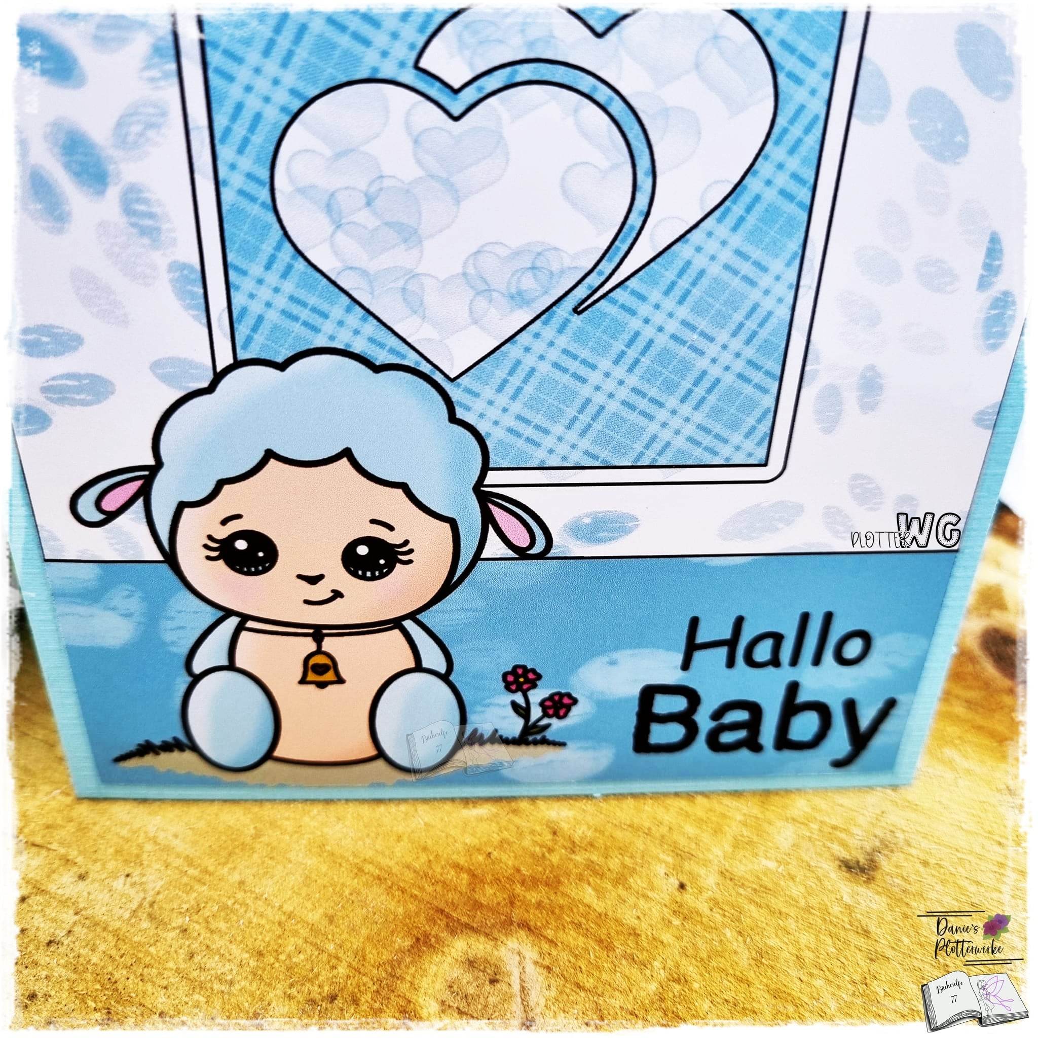 Digiset little sheep Plotten, Sublimation, Drucken, Digistamp, Digipaper - Sewando