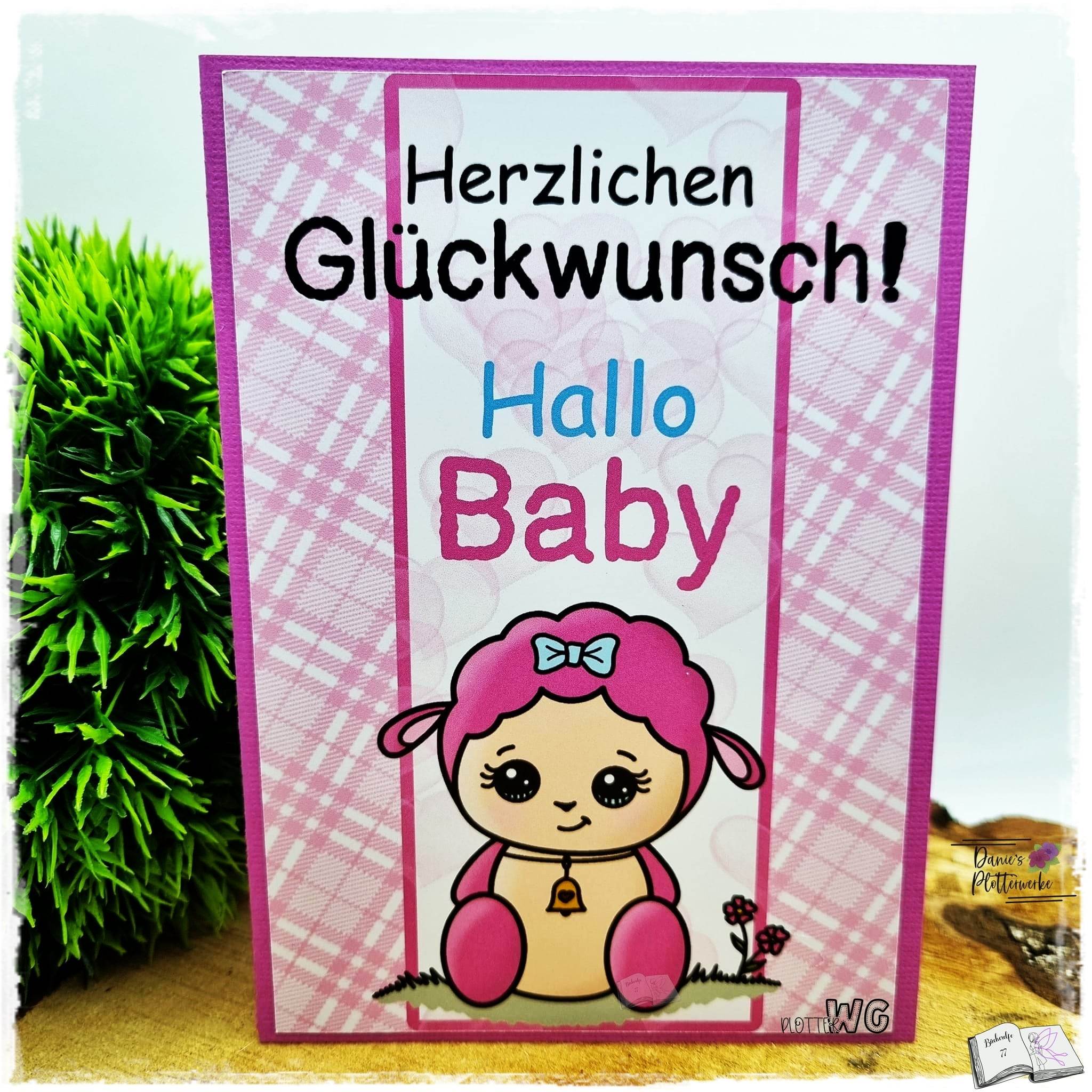 Digiset little sheep Plotten, Sublimation, Drucken, Digistamp, Digipaper - Sewando