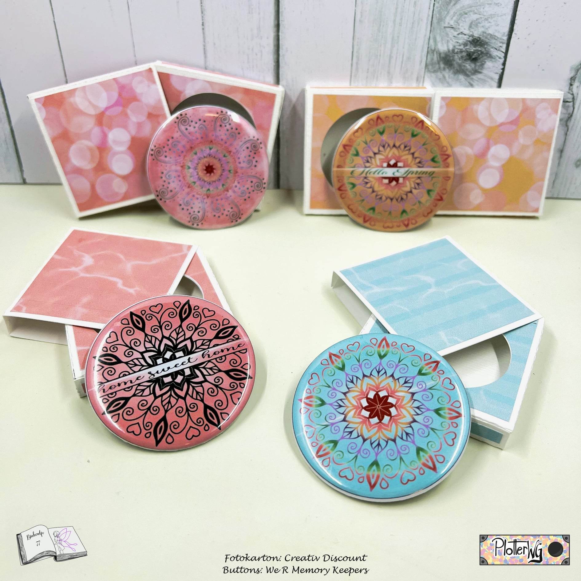 Digiset Mandala Plotten, Sublimation, Drucken, Digistamp - Sewando