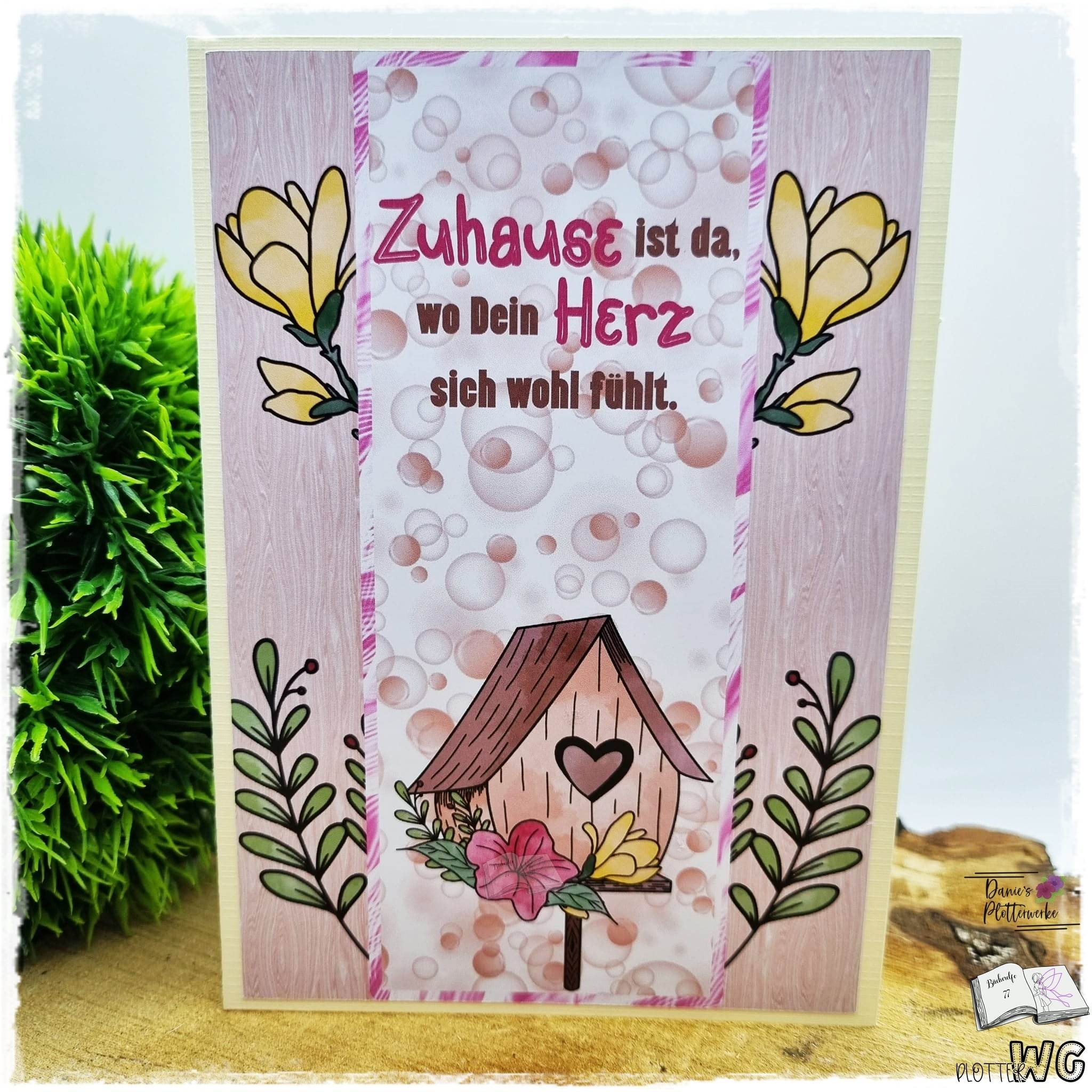 Digiset Vogelhäuschen Plotten, Sublimation, Drucken, Digistamp, Digipaper ! - Sewando