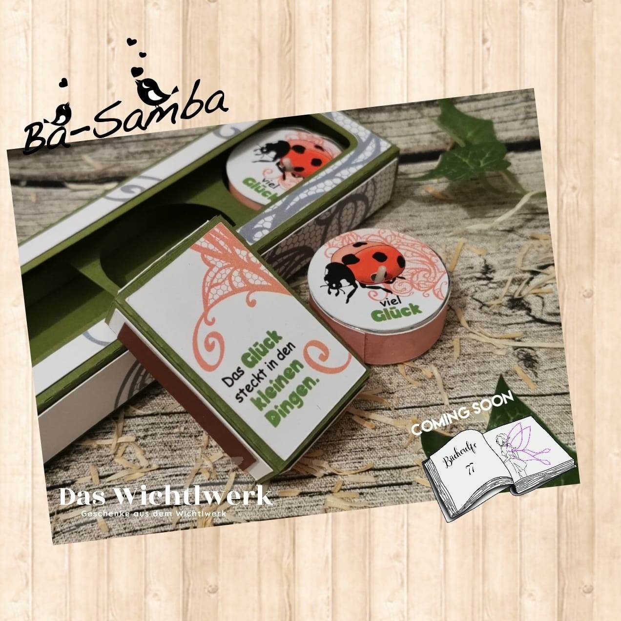 Digiset Marienkäfer Sublimation, Digistamp, Digipaper - Sewando