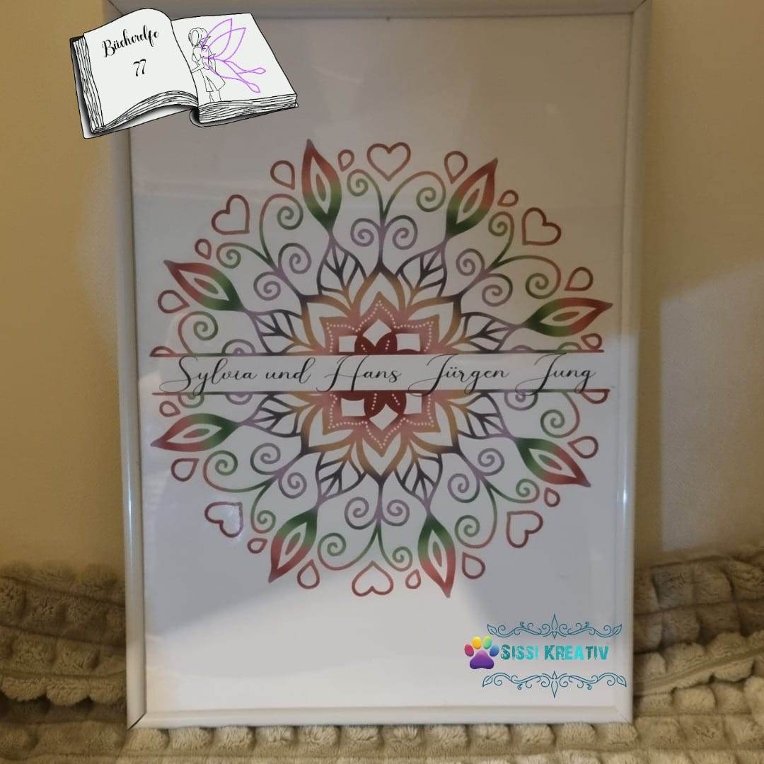 Digiset Mandala Plotten, Sublimation, Drucken, Digistamp - Sewando