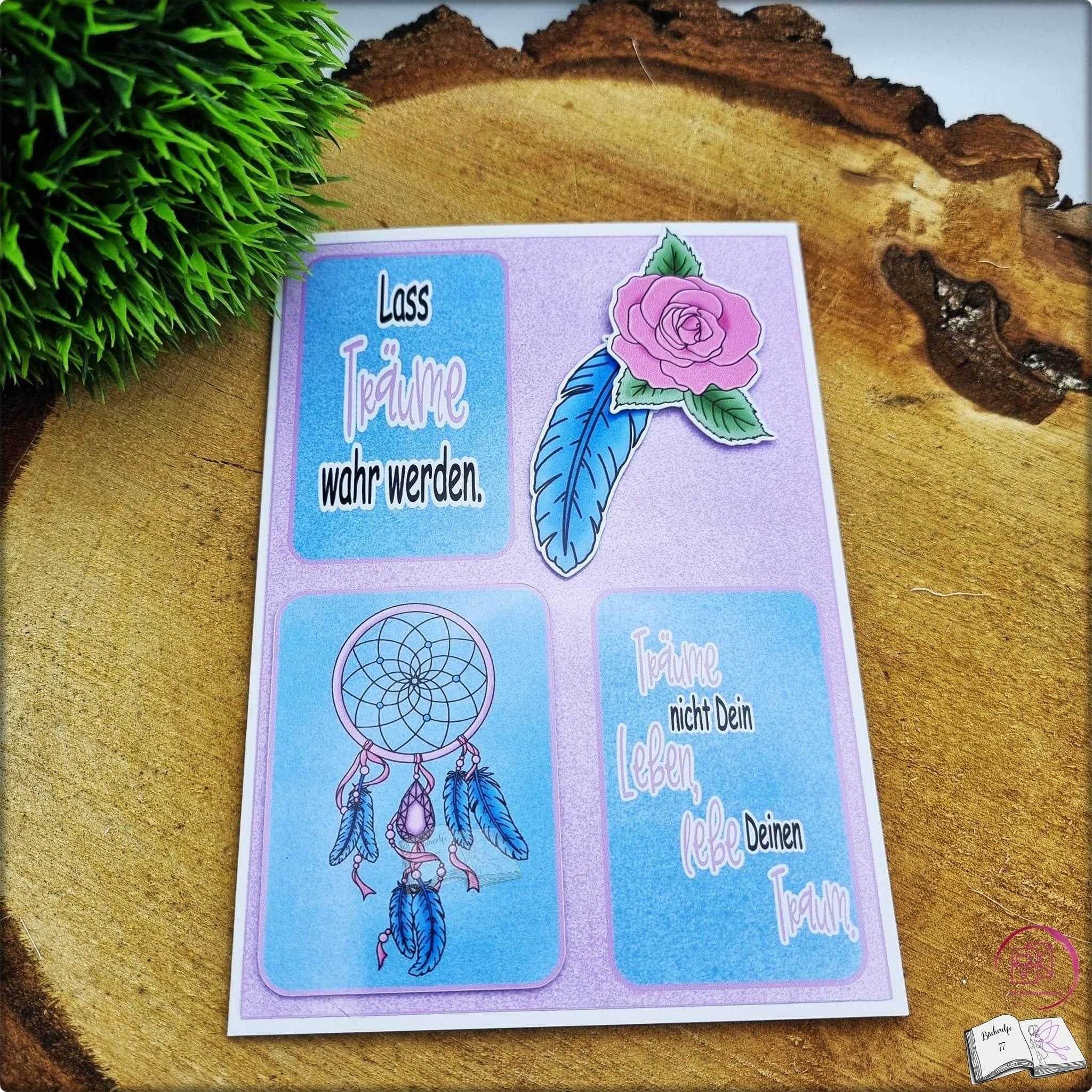 Digiset Traumfänger Sublimation, Digistamp, Digipaper - Sewando