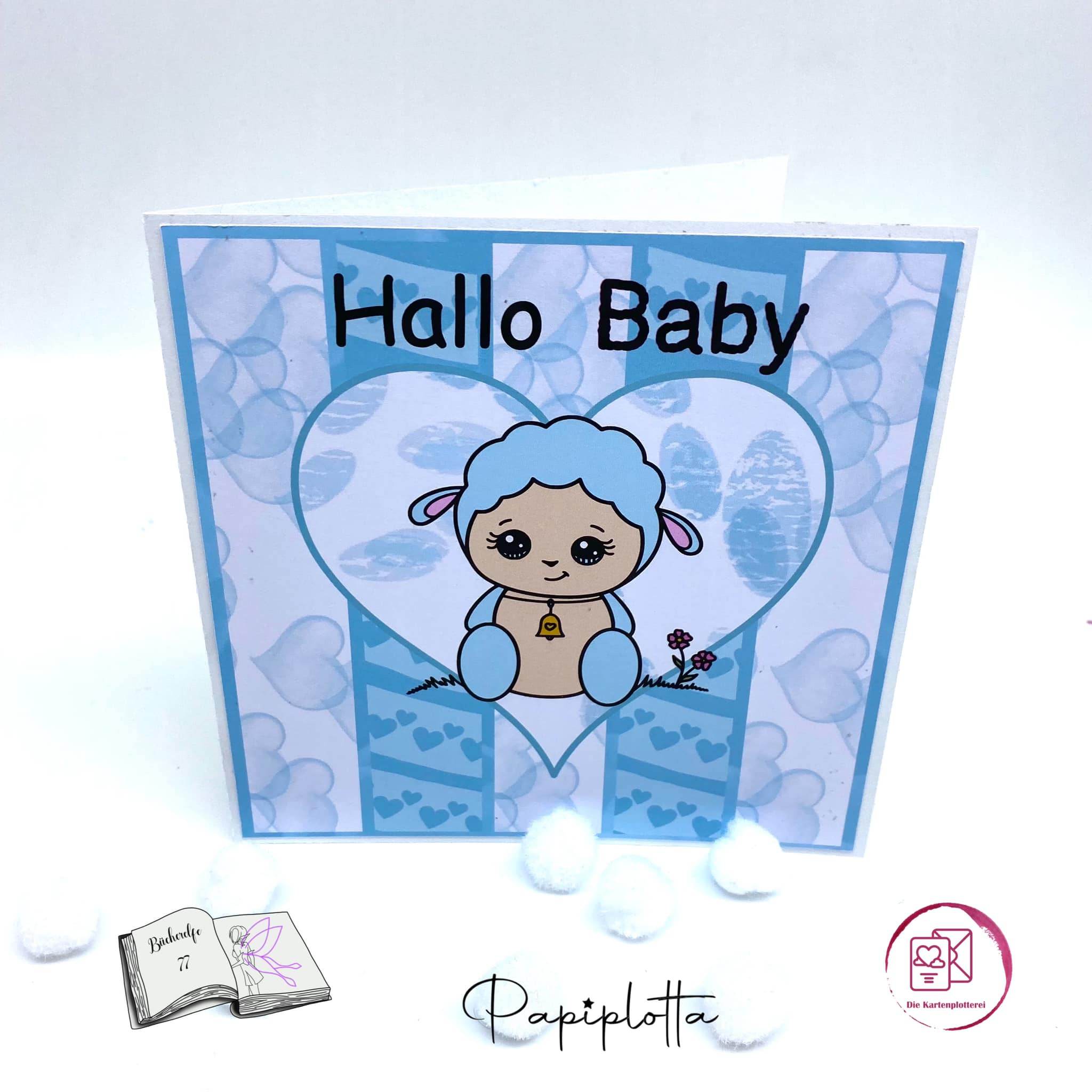 Digiset little sheep Plotten, Sublimation, Drucken, Digistamp, Digipaper - Sewando