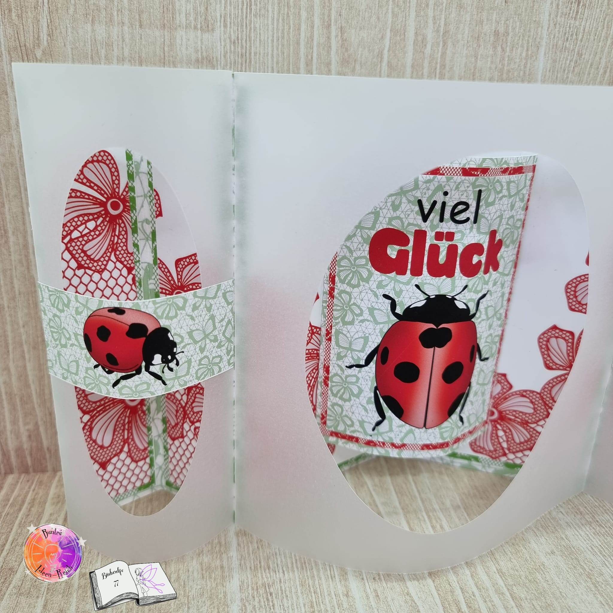 Digiset Marienkäfer Sublimation, Digistamp, Digipaper - Sewando