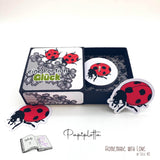 Digiset Marienkäfer Sublimation, Digistamp, Digipaper - Sewando