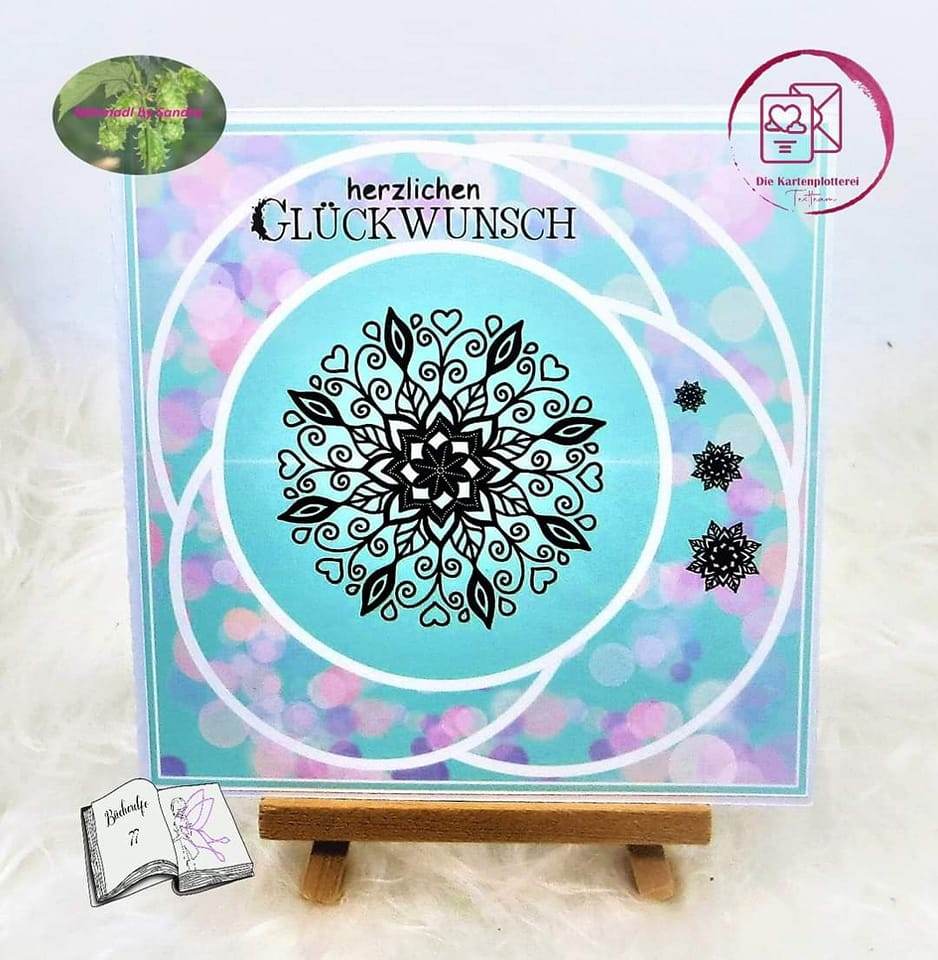 Digiset Mandala Plotten, Sublimation, Drucken, Digistamp - Sewando