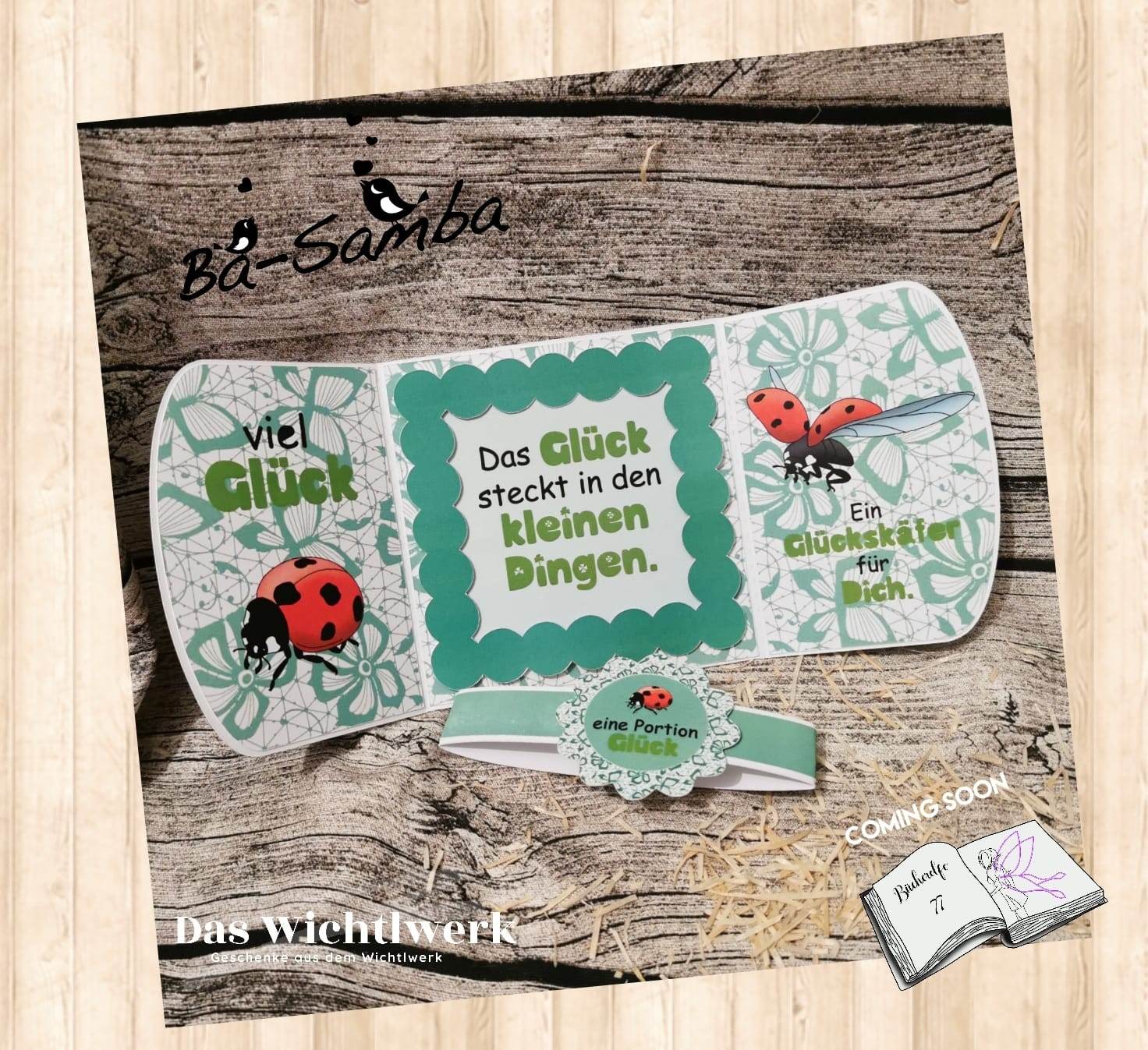 Digiset Marienkäfer Sublimation, Digistamp, Digipaper - Sewando