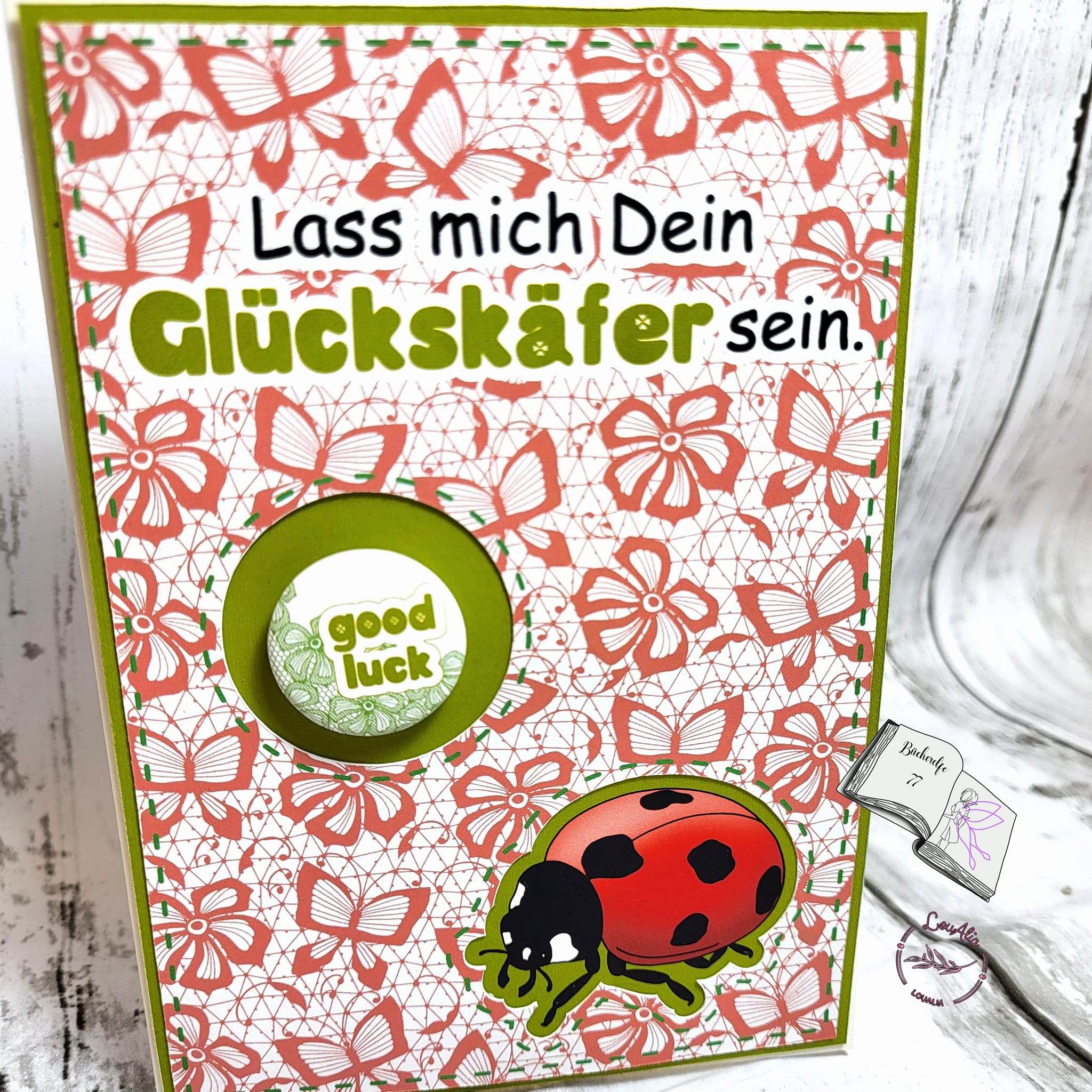 Digiset Marienkäfer Sublimation, Digistamp, Digipaper - Sewando