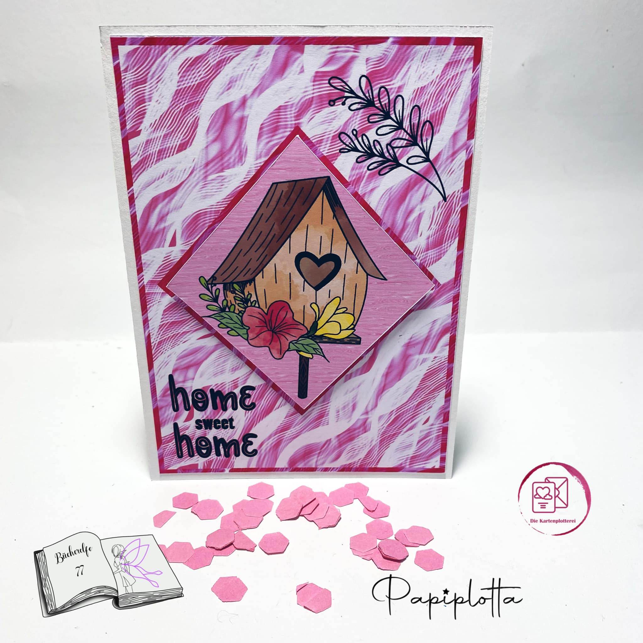 Digiset Vogelhäuschen Plotten, Sublimation, Drucken, Digistamp, Digipaper ! - Sewando