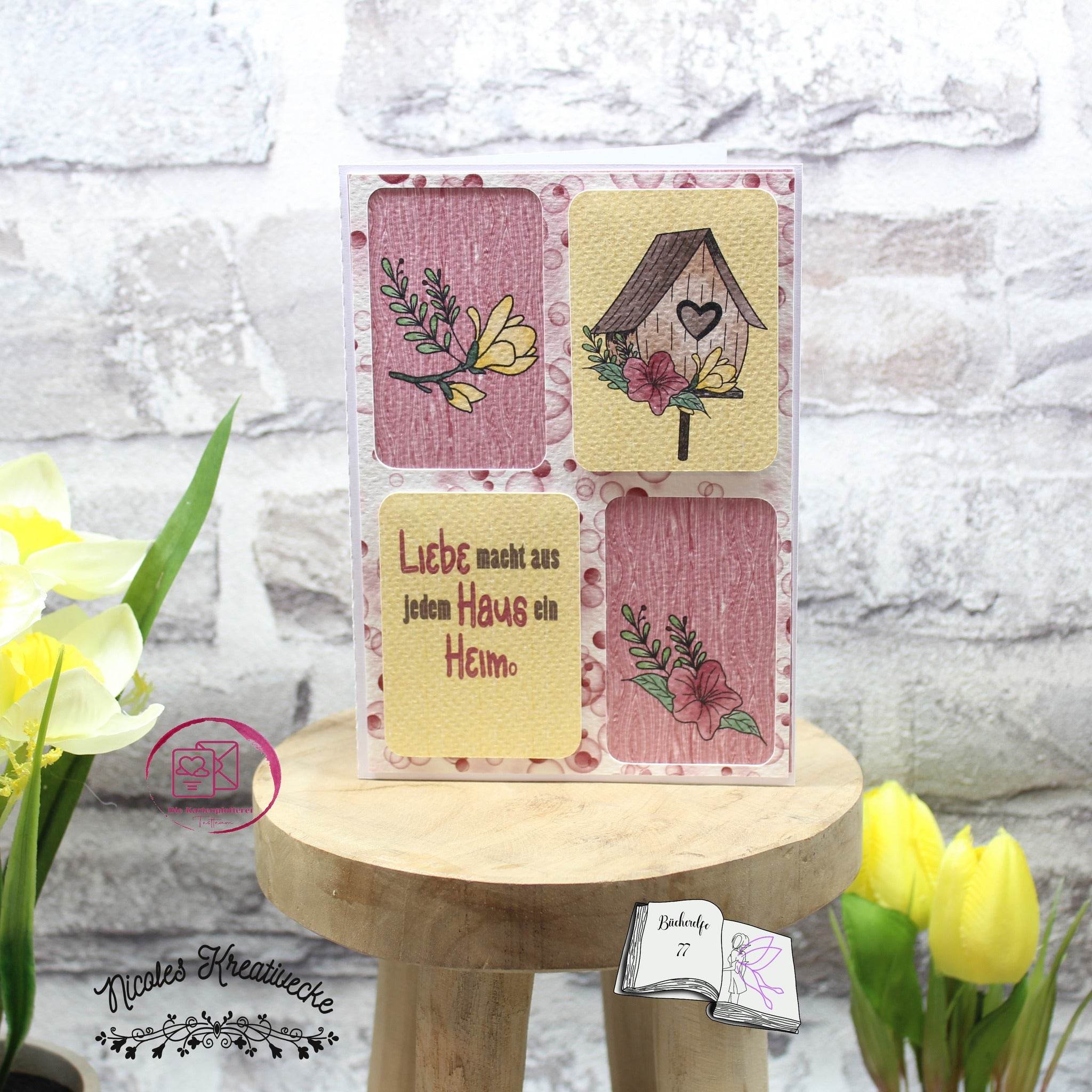 Digiset Vogelhäuschen Plotten, Sublimation, Drucken, Digistamp, Digipaper ! - Sewando