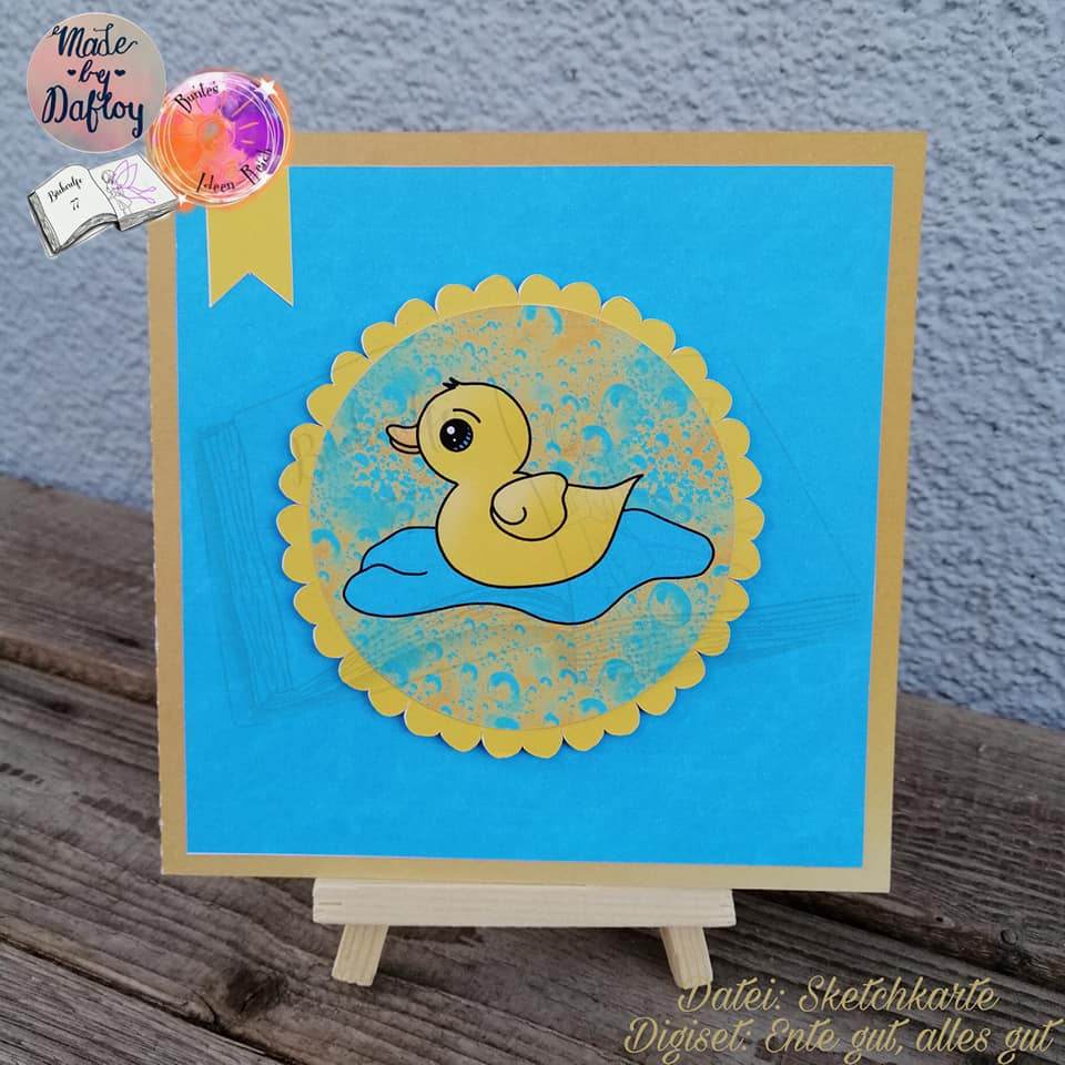Digiset Ente gut alles gut Plotterdatei, Sublimation, Digistamp, Digipaper - Sewando