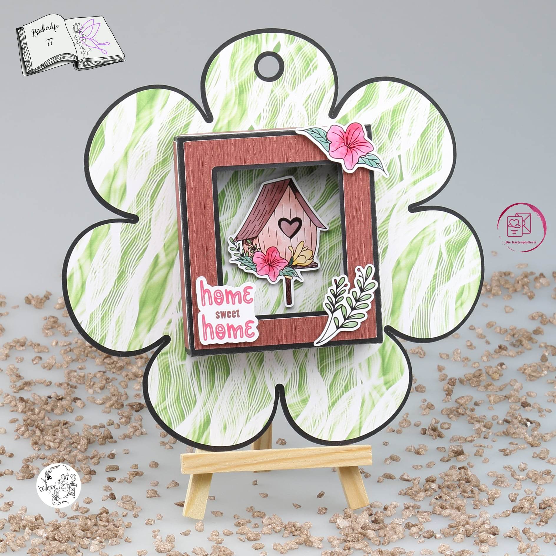 Digiset Vogelhäuschen Plotten, Sublimation, Drucken, Digistamp, Digipaper ! - Sewando