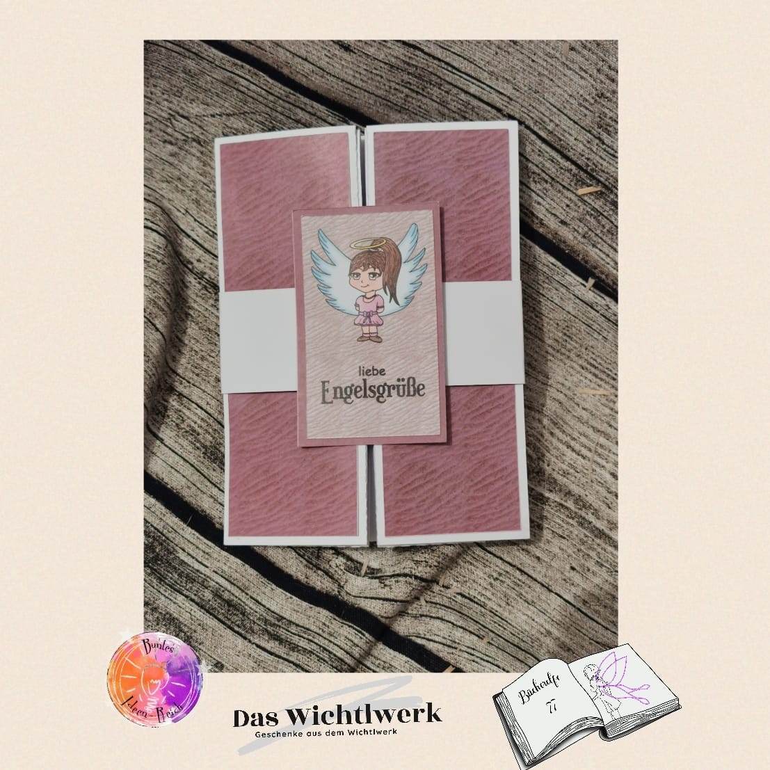 Digiset (B)Engeline Digistamp, Digipaper, Plotterdatei, Sublimation, Druck - Sewando