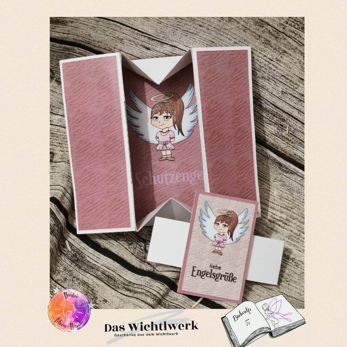 Digiset (B)Engeline Digistamp, Digipaper, Plotterdatei, Sublimation, Druck - Sewando