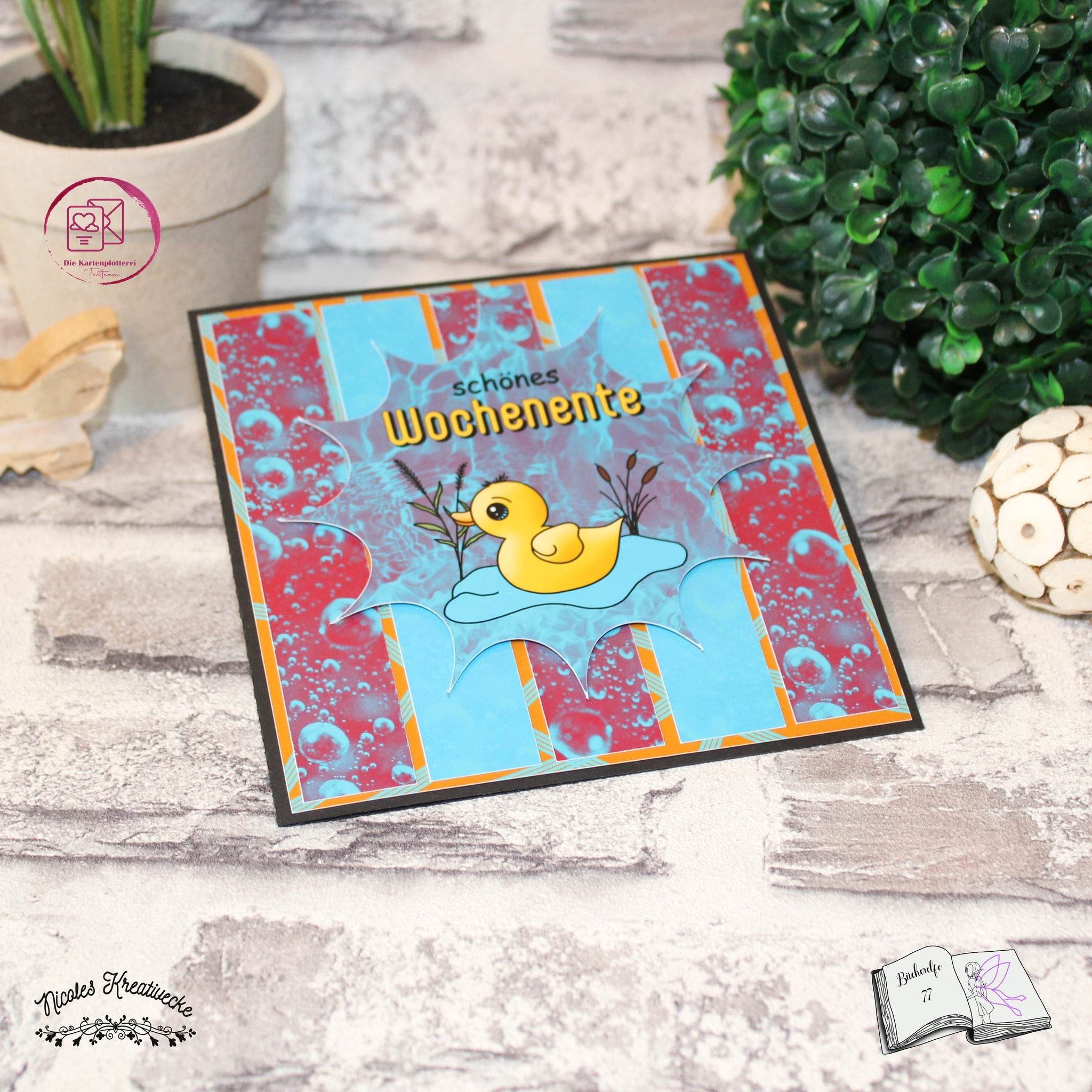 Digiset Ente gut alles gut Plotterdatei, Sublimation, Digistamp, Digipaper - Sewando